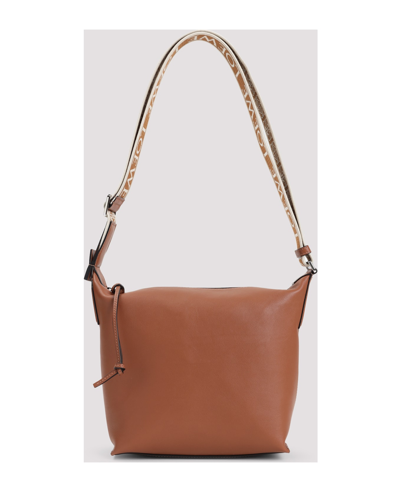 Loewe Cubi Small Crossbody Bag - Tan