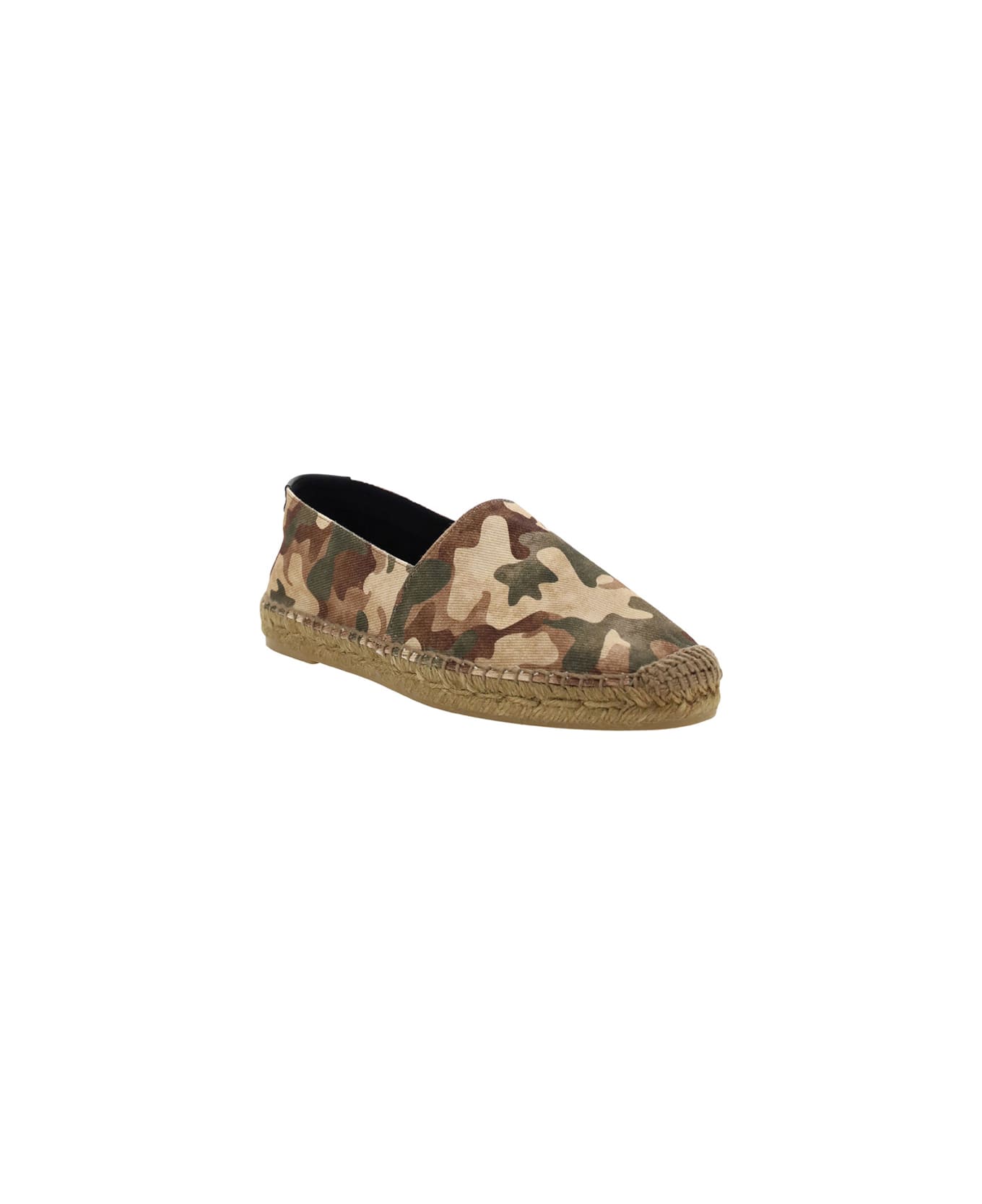 Saint Laurent Espadrilles Shoes - Military Multi/nero