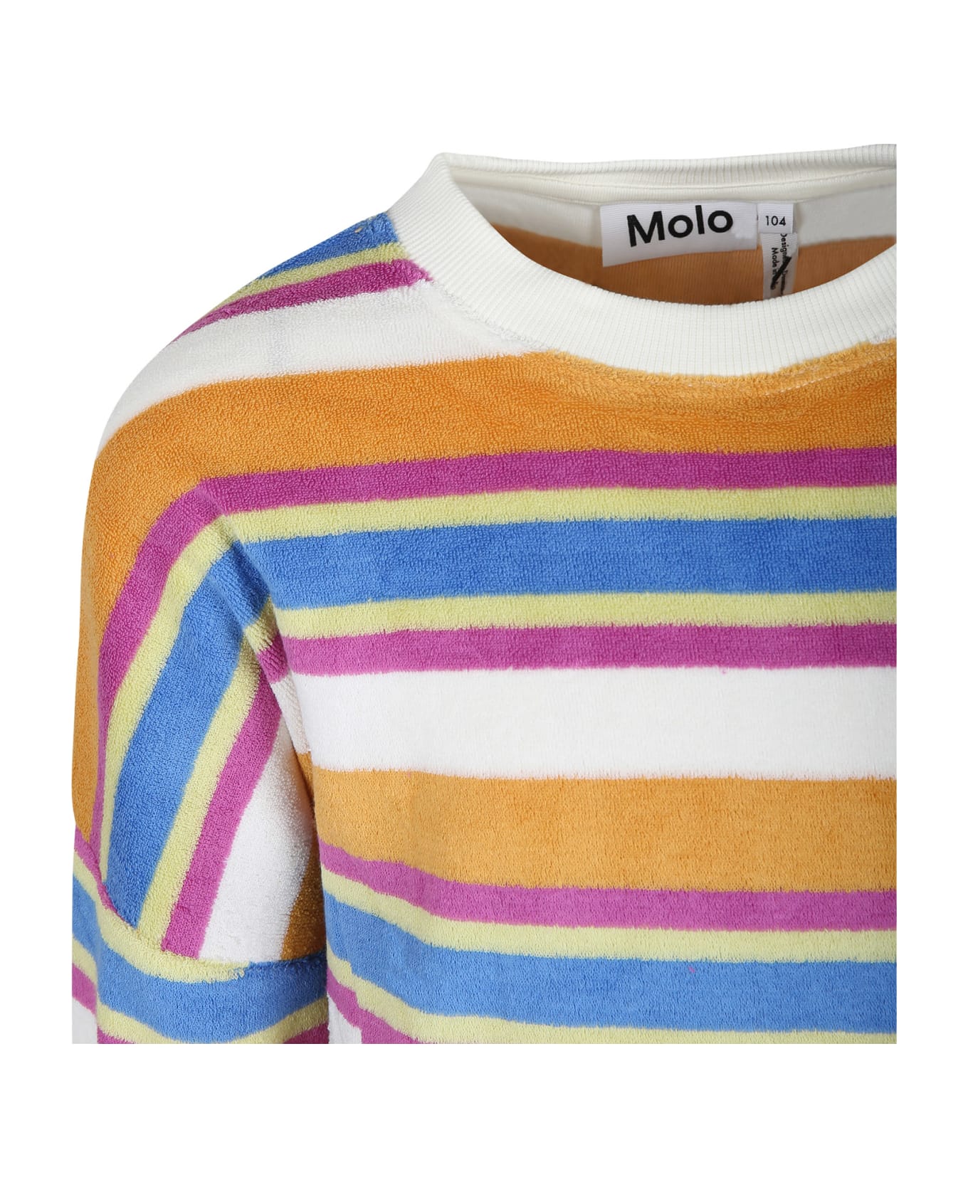 Molo Multicolor Sweatshirt For Girl - Multicolor
