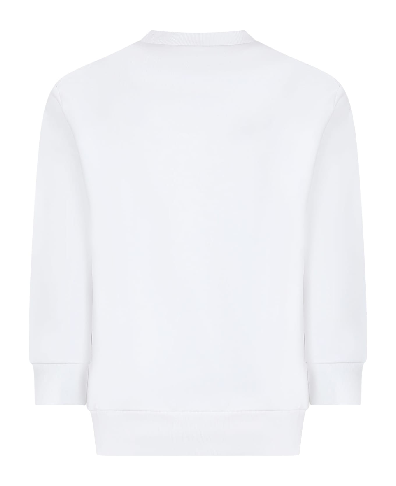 Marni White T-shirt For Kids With Logo - White