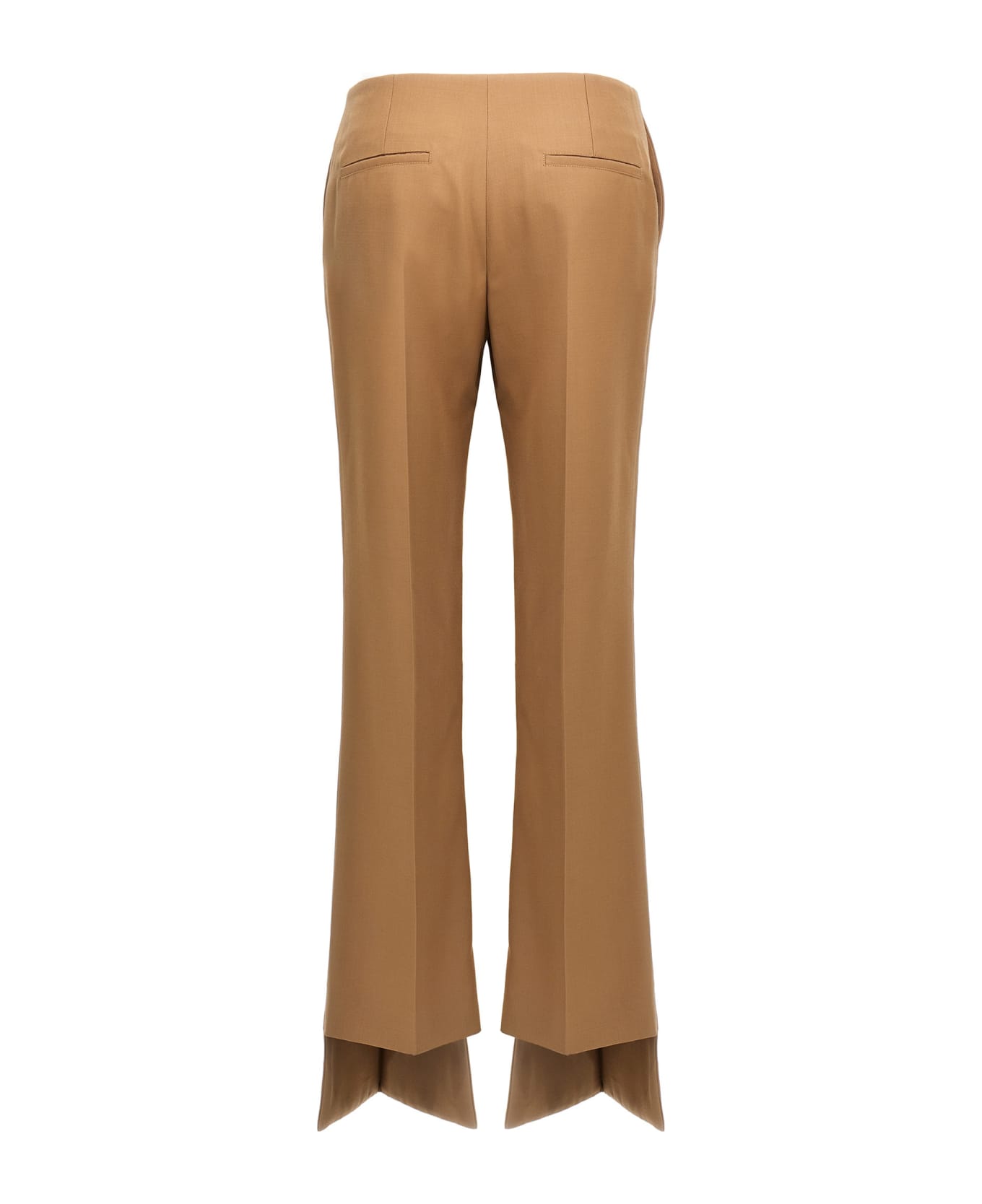 Chloé Asymmetrical Hem Pants - Brown