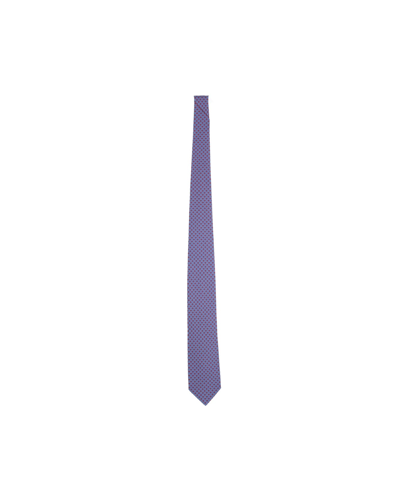 Ferragamo Silk Tie - BLUE