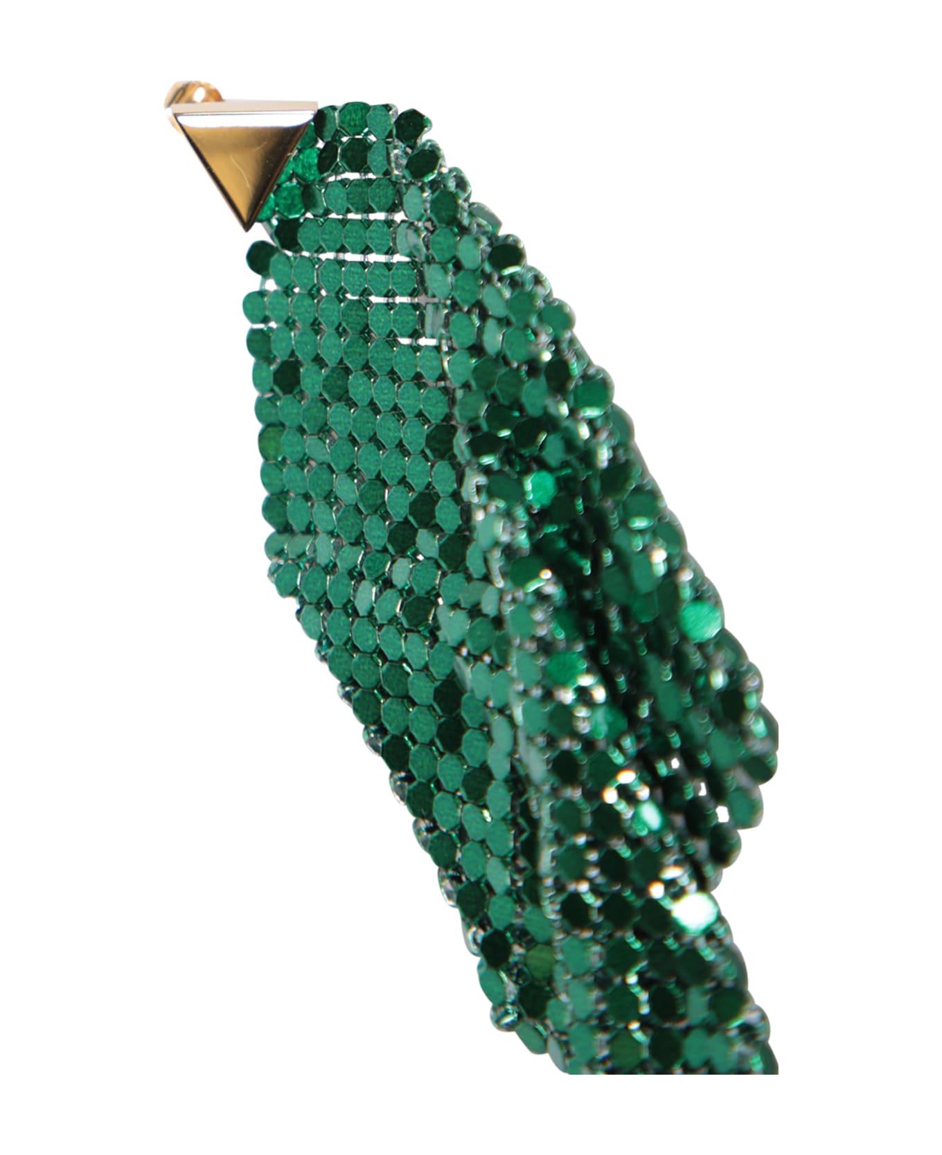 Paco Rabanne Pixel Emerald Earrings - Green