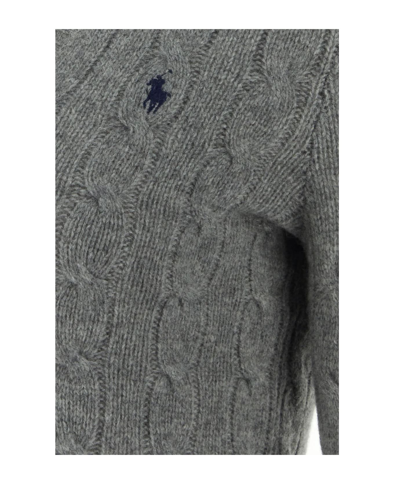 Polo Ralph Lauren Graphite Wool Blend Sweater Polo Ralph Lauren - GREY