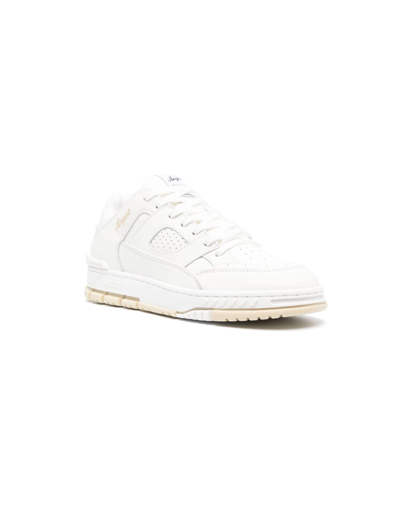 Axel Arigato Ivory Calfskin Sneakers - White