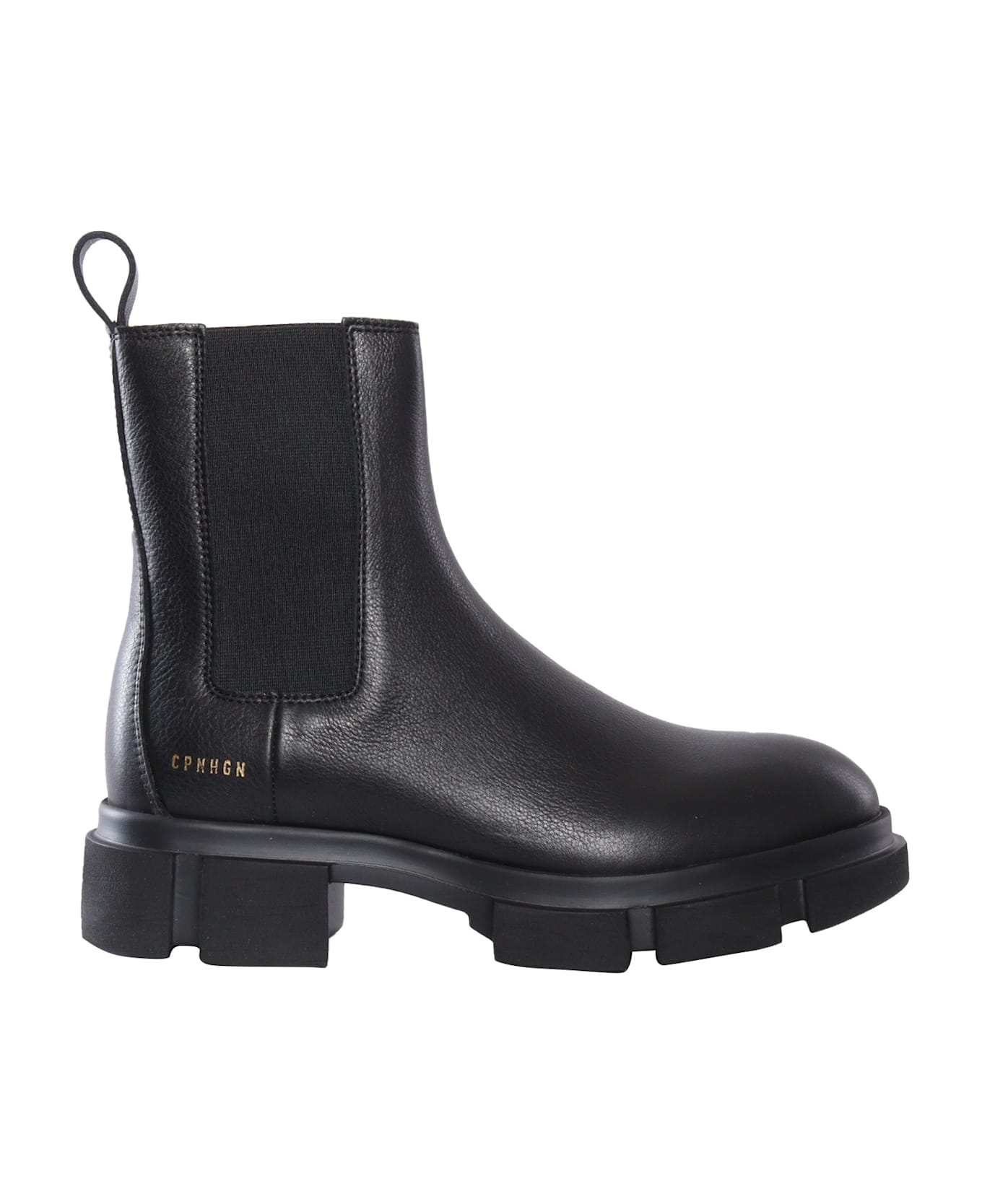 Copenhagen Woman Leather Chelsea Boot - BLACK
