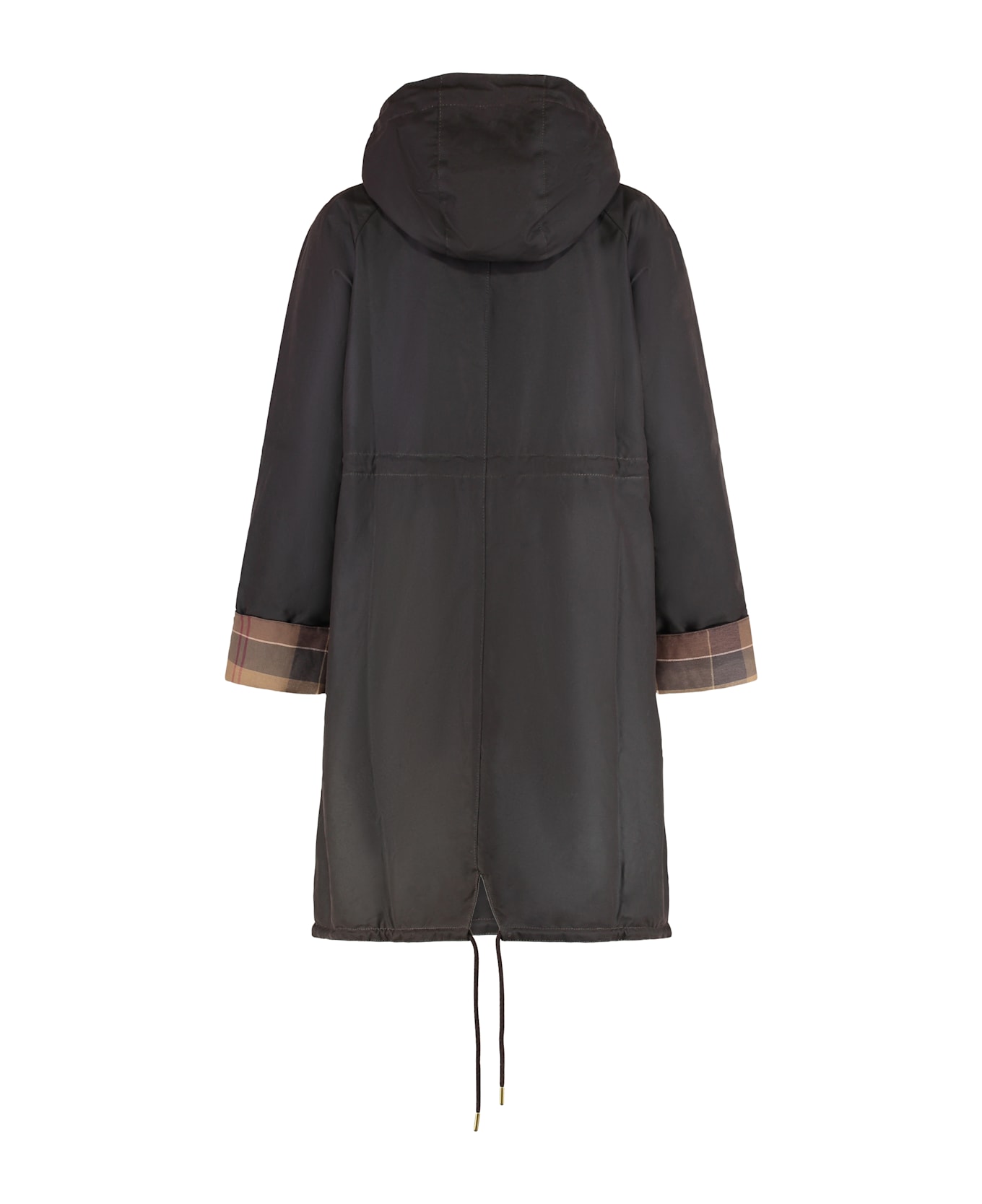 Barbour Marcy Hooded Cotton Parka - brown