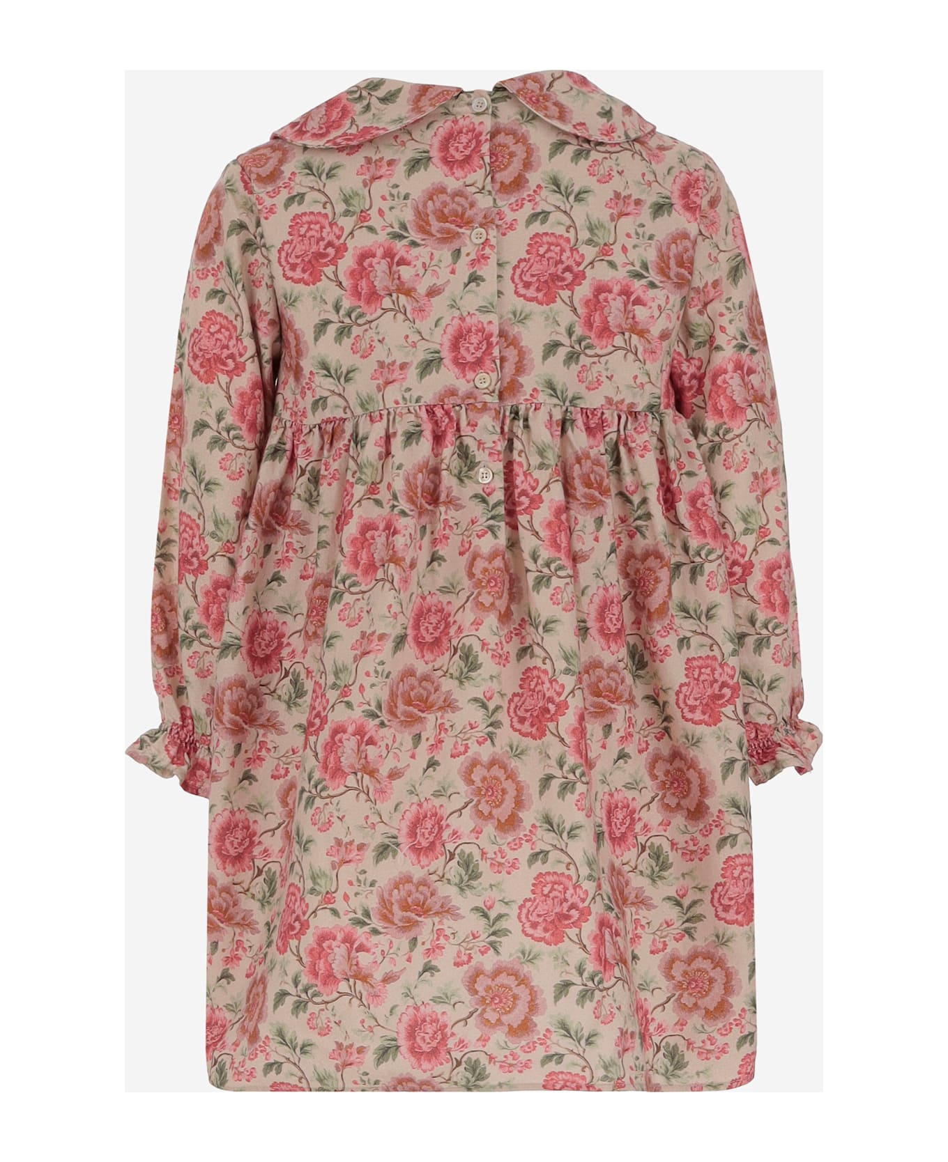 Babe 
Tess Cotton Dress With Floral Pattern - Red
