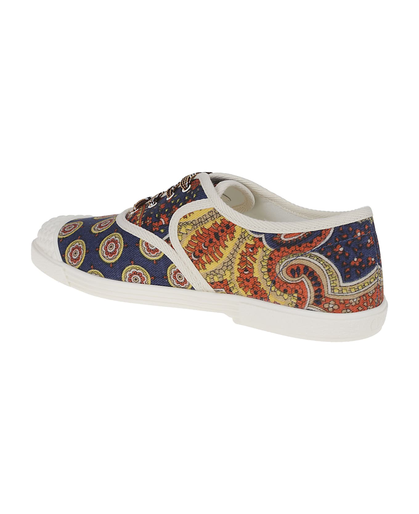 Valentino Garavani Sneaker New Sneaker 1 Denim Print - Ivory Ivory