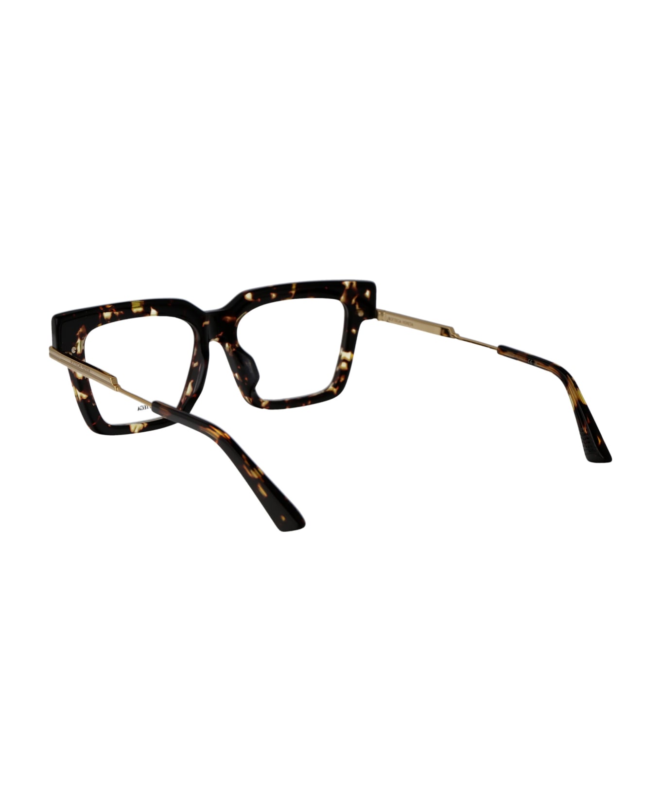 Bottega Veneta Eyewear Bv1243o Glasses - 002 HAVANA GOLD TRANSPARENT