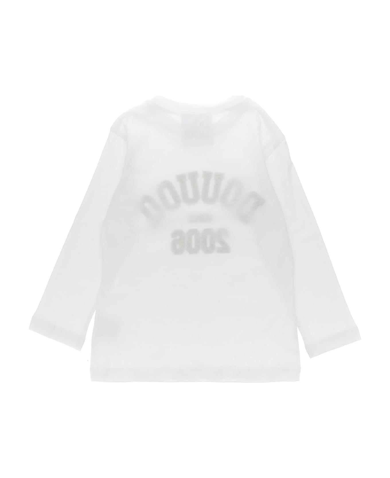 Douuod Logo Print T-shirt - White
