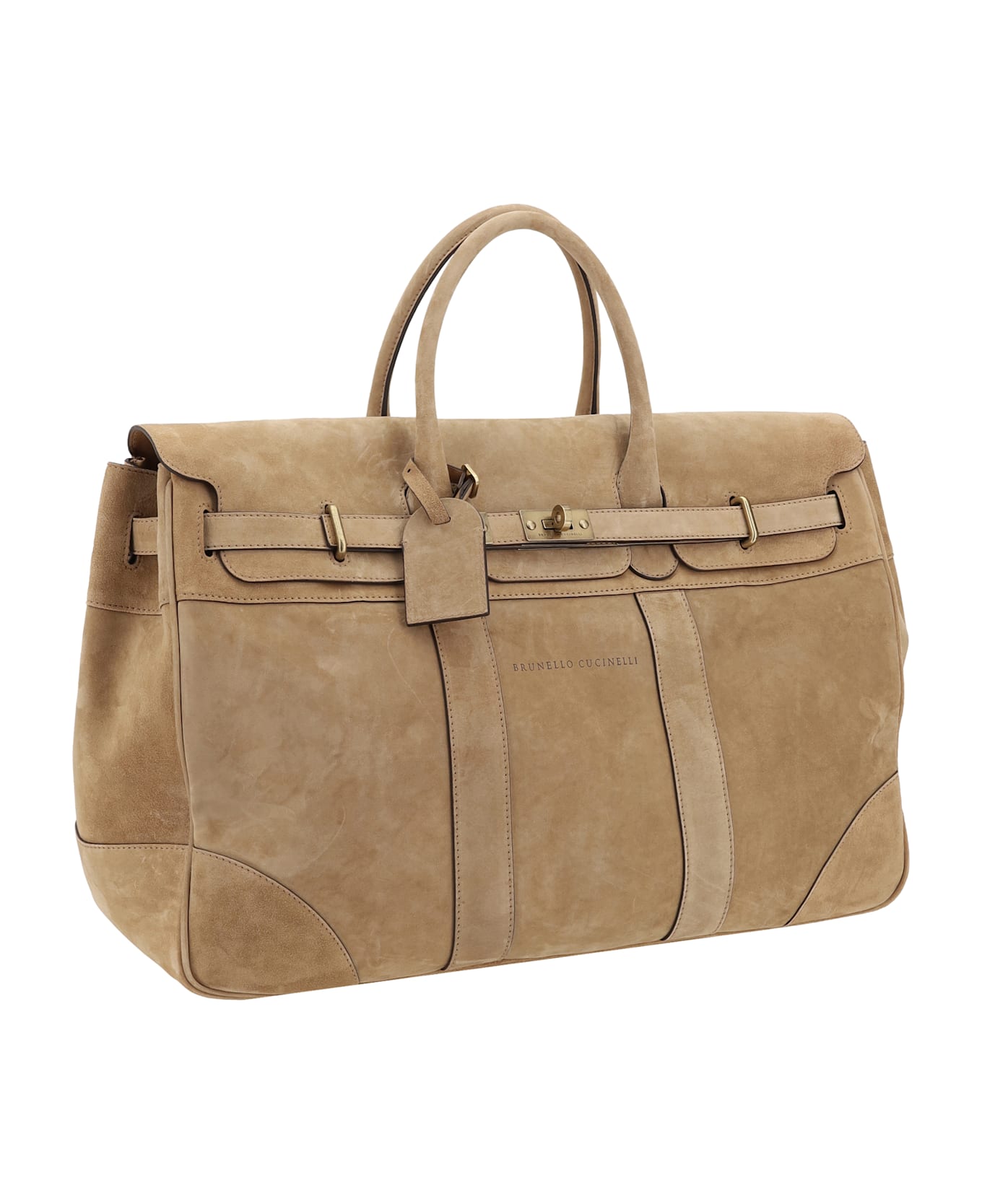 Brunello Cucinelli Country Travel Bag - Biscotto