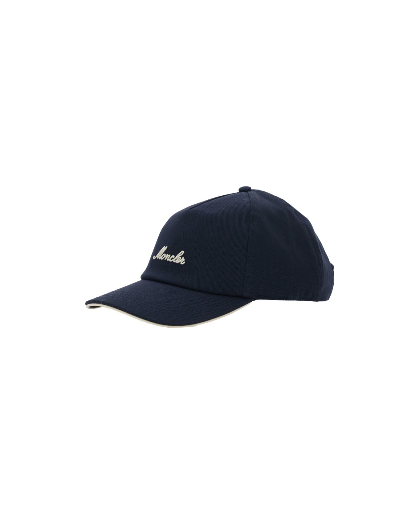 Moncler Logo Baseball Cap - Blue