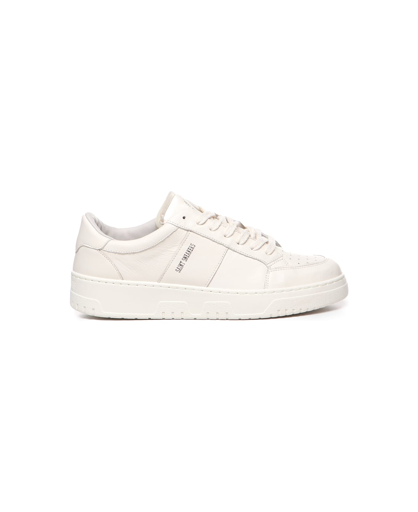 Saint Sneakers Golf Club Sneakers In Calfskin - Yellow Cream