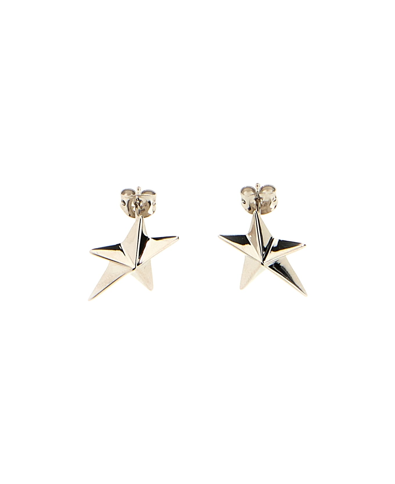Mugler 'mini Star' Earrings - Silver ジュエリー