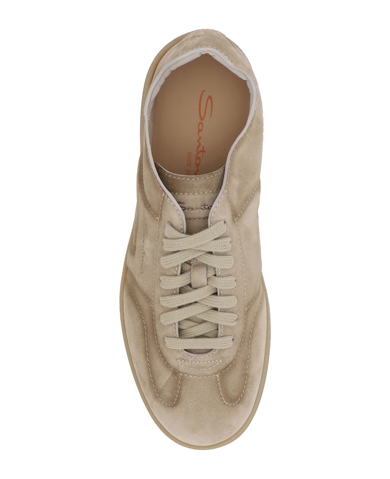 Santoni Leather Sneakers