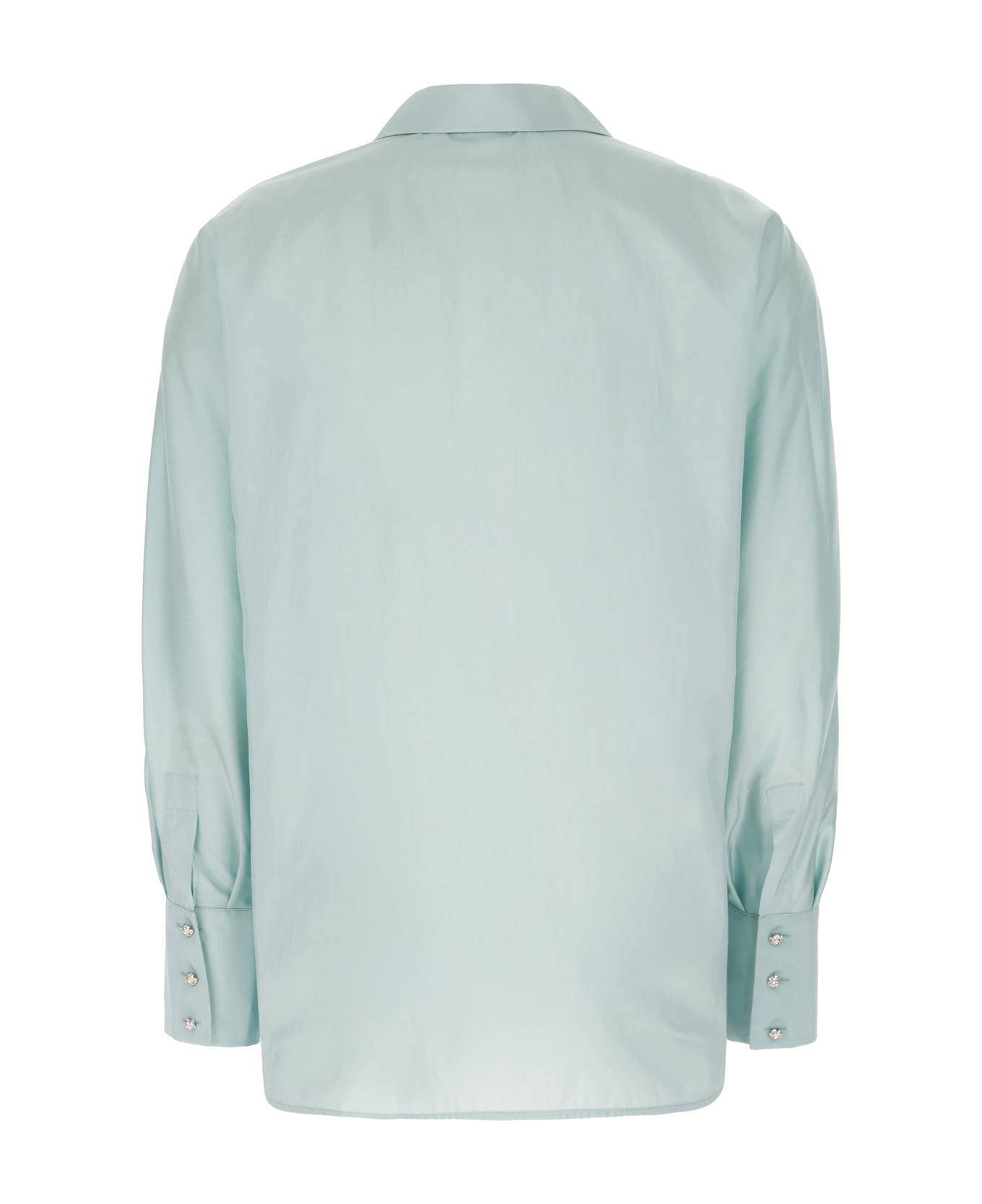 Max Mara Light Blue Polyester Blend Shirt - 004