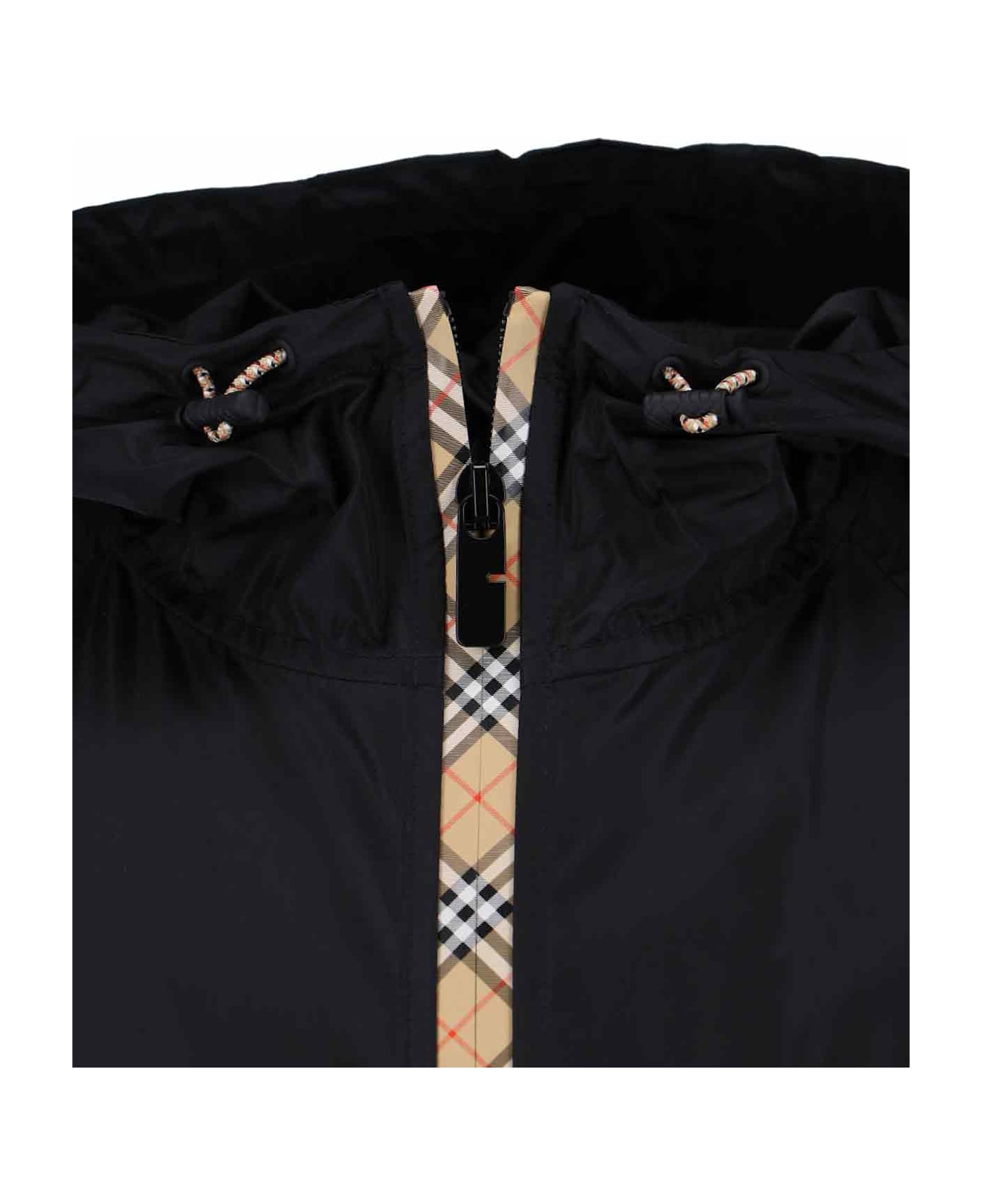 Burberry 'check' Jacket - Black  