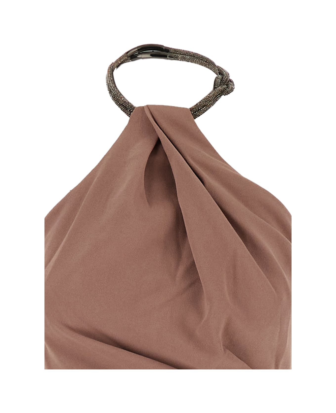 Solace London Riva Maxi Dress - Beige