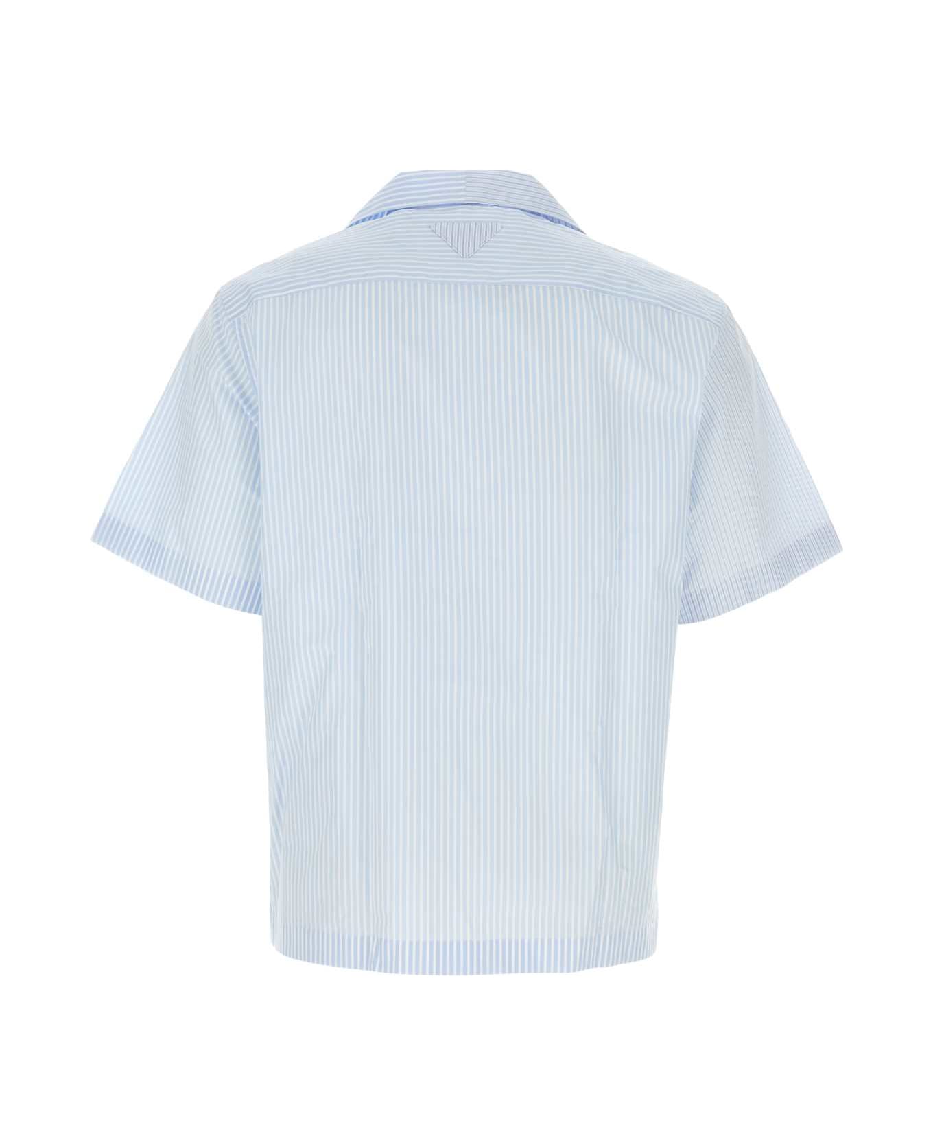 Prada Printed Poplin Shirt - BIANCOCIELO シャツ