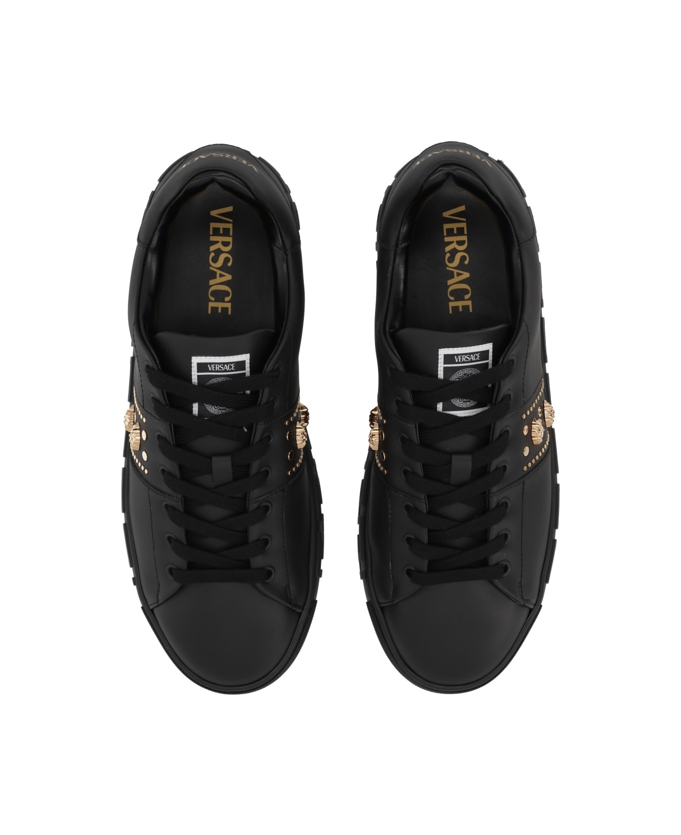 Versace "greek" Sneaker - BLACK