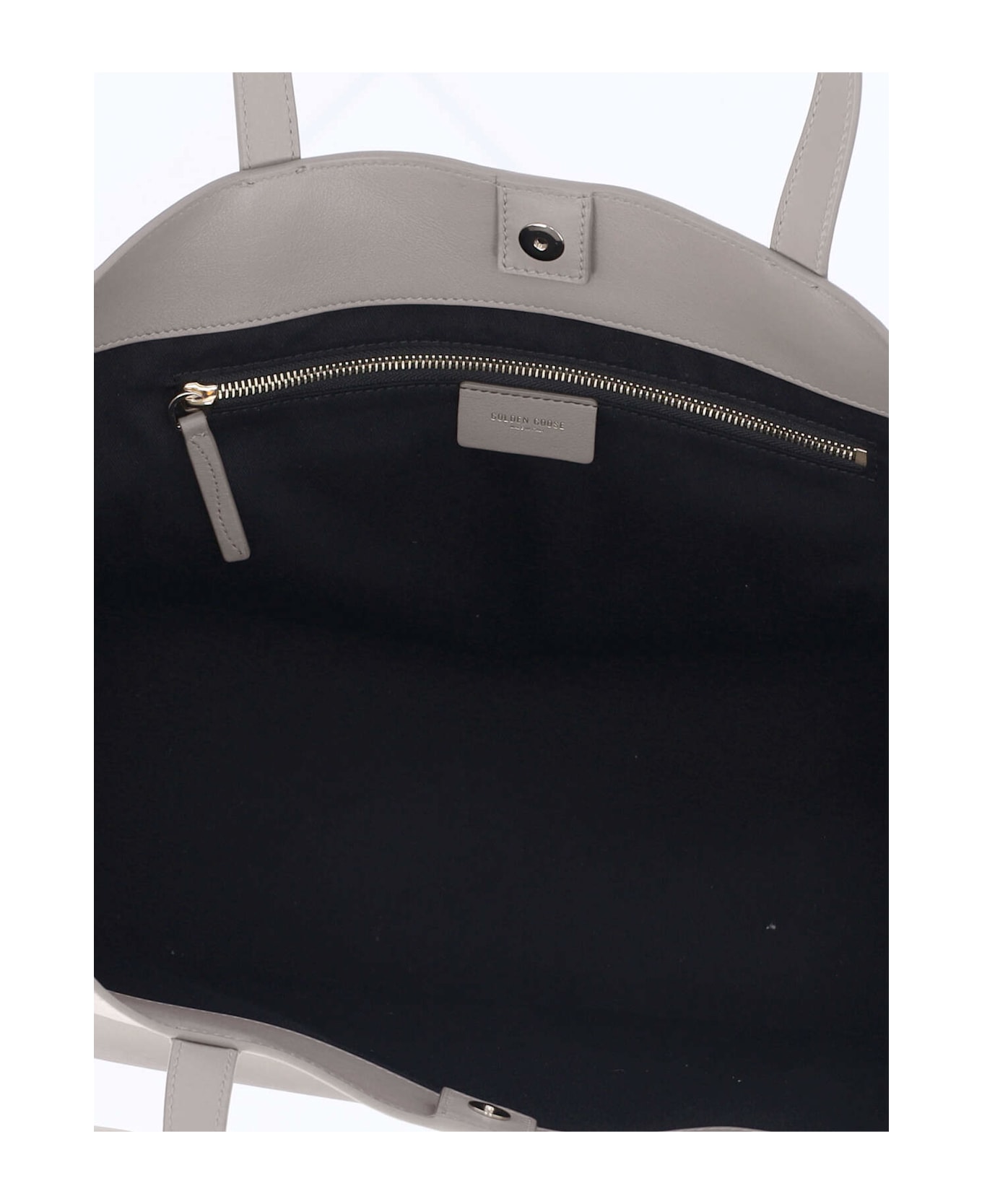 Golden Goose Logo Tote Bag - Taupe