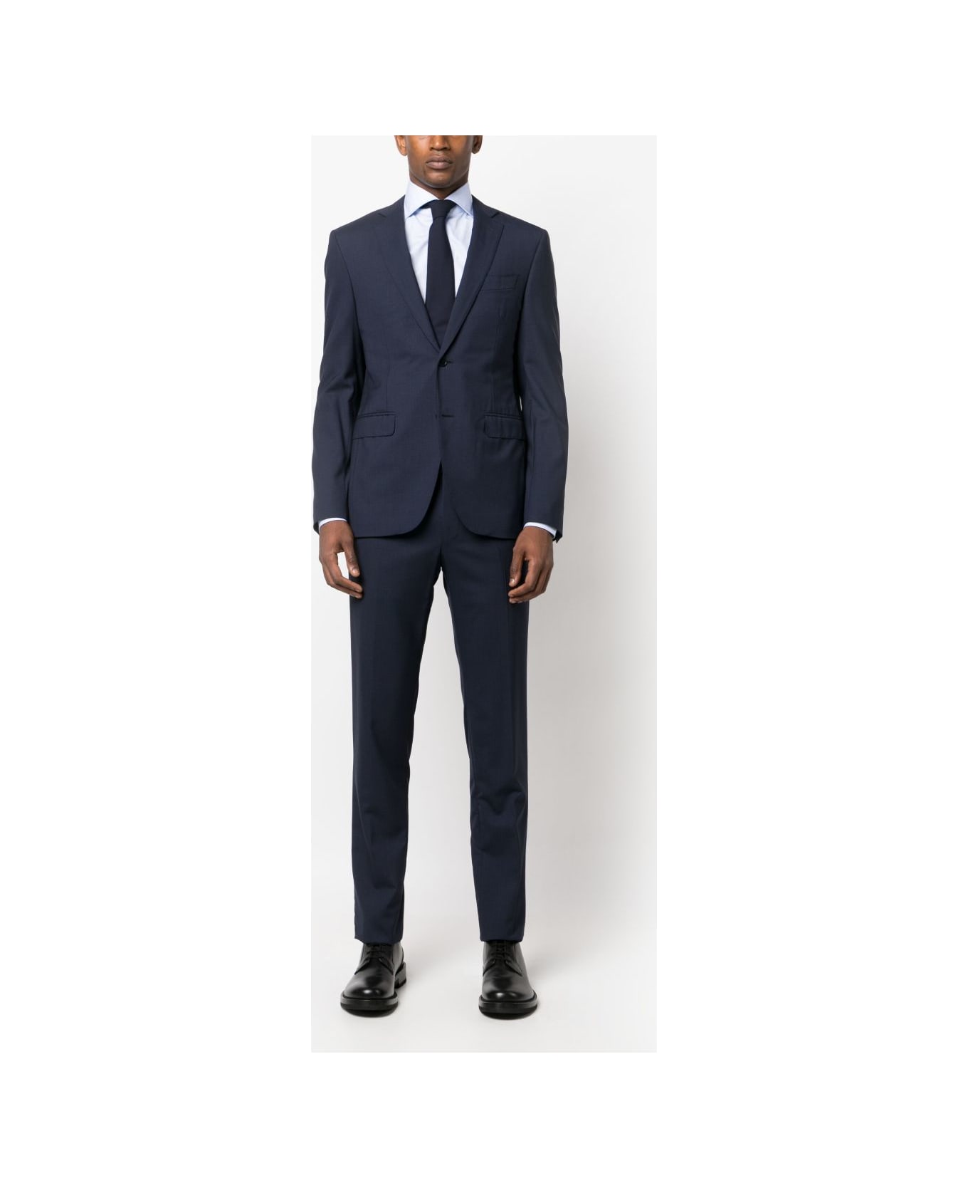 Finamore Napoli Cotton Shirt - Clear Blue