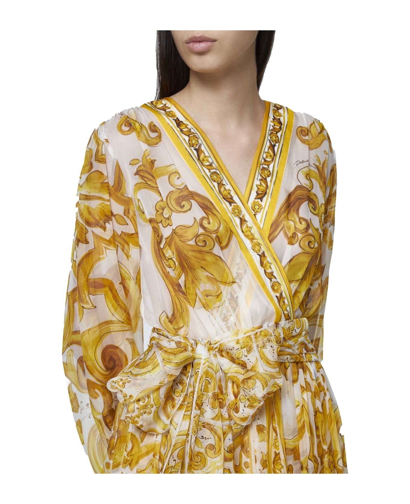 Dolce & Gabbana Abito Chiffon St Maiolica | italist, ALWAYS