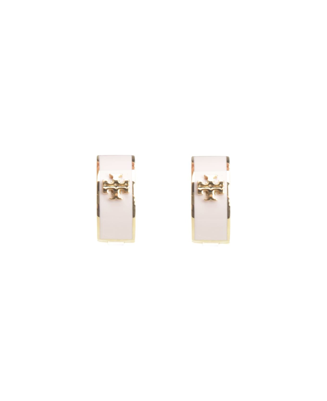 Tory Burch 'kira' Hoop Earrings - Gold
