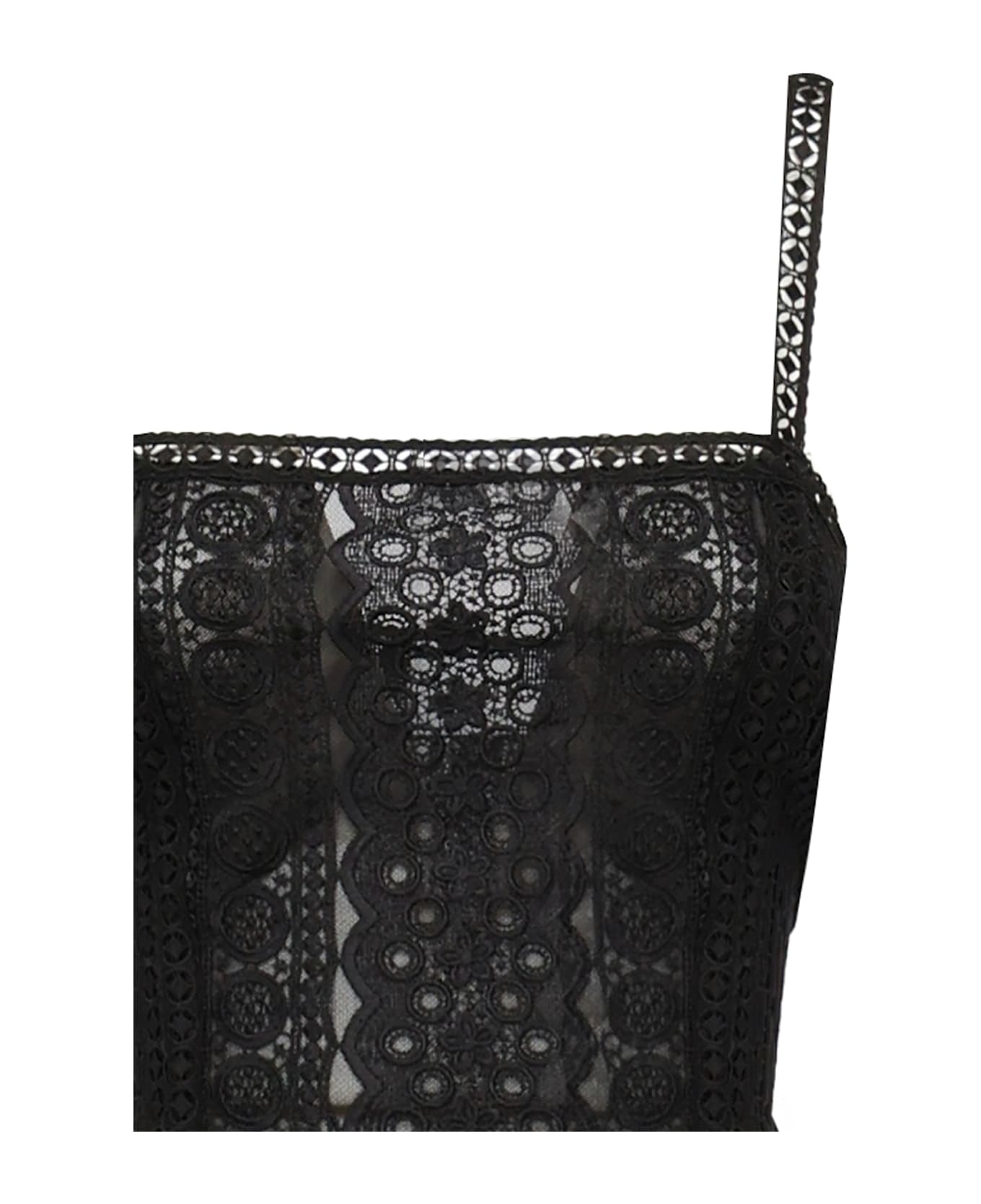 Charo Ruiz Vannie Long Dress - Black