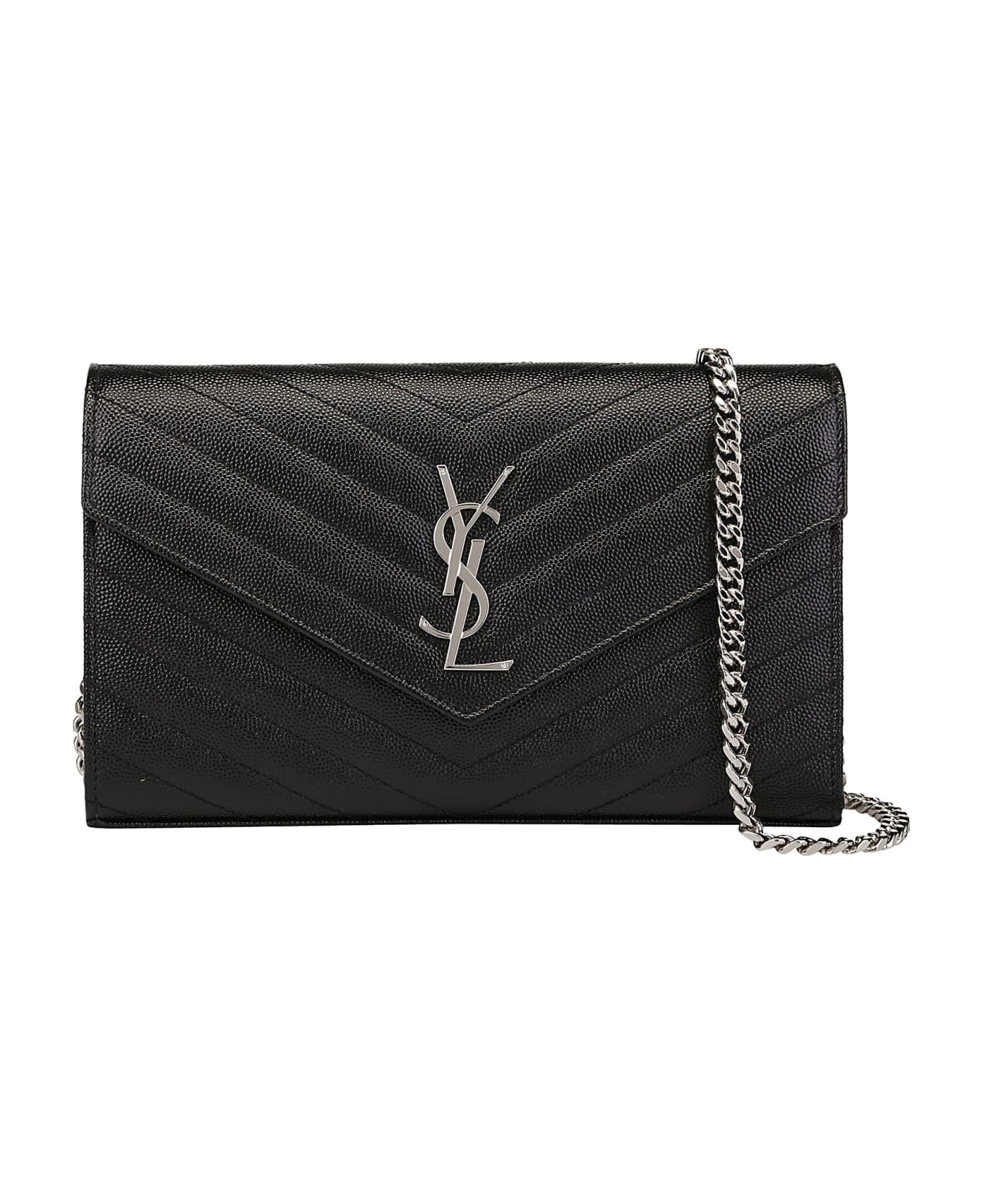 Saint Laurent Cassandre Shoulder Bag - Nero