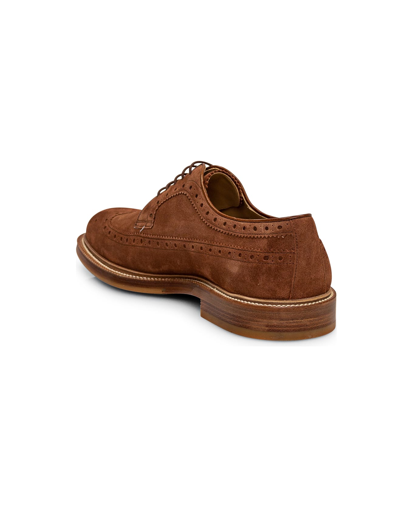 Brunello Cucinelli Longwing Lace-up Shoe - Brown