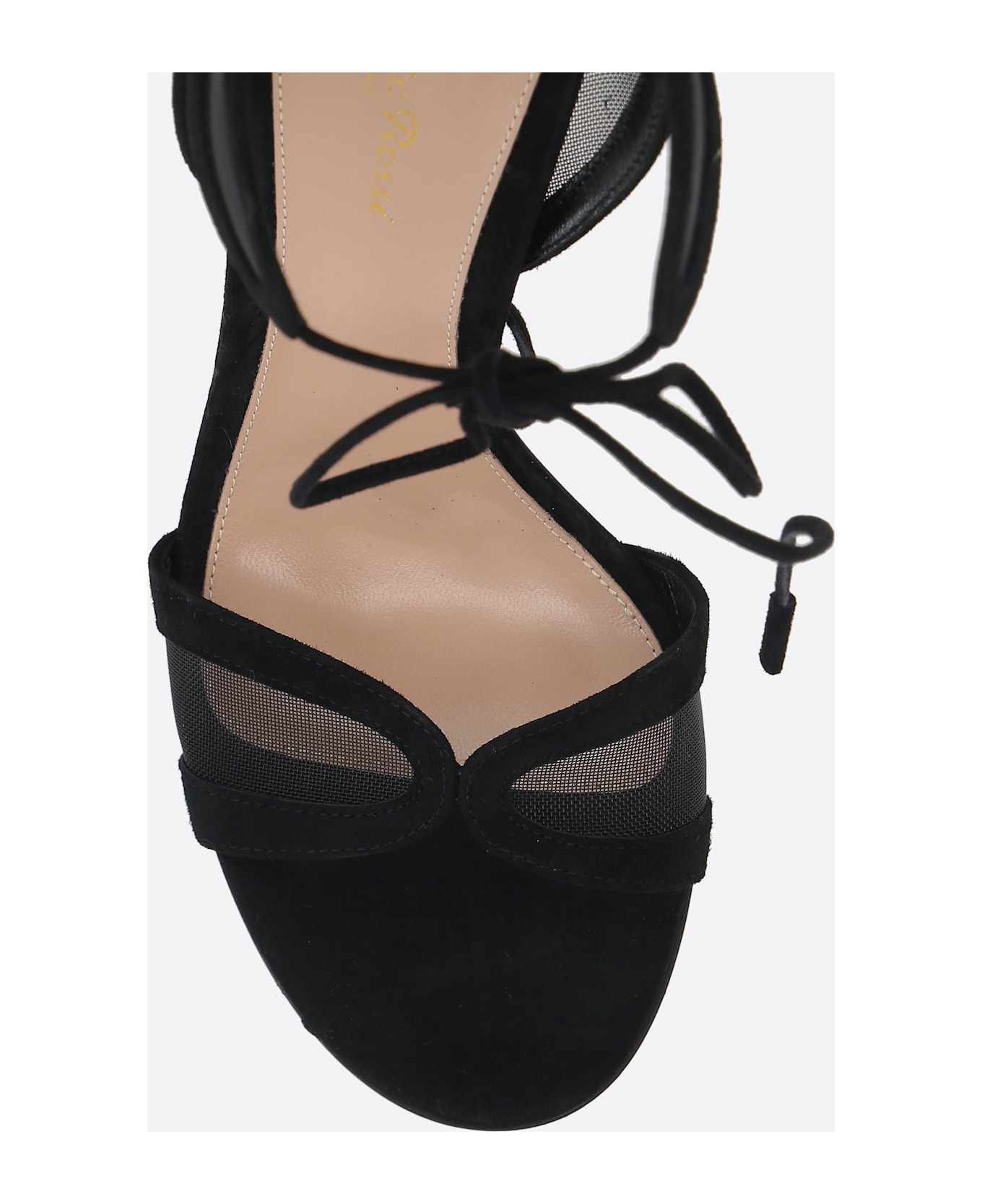 サンダル・ミュール GIANVITO ROSSI FALENE SANDALS IN SUEDE AND MESH Gianvito Rossi Falene Sandals In Suede And Mesh | italist