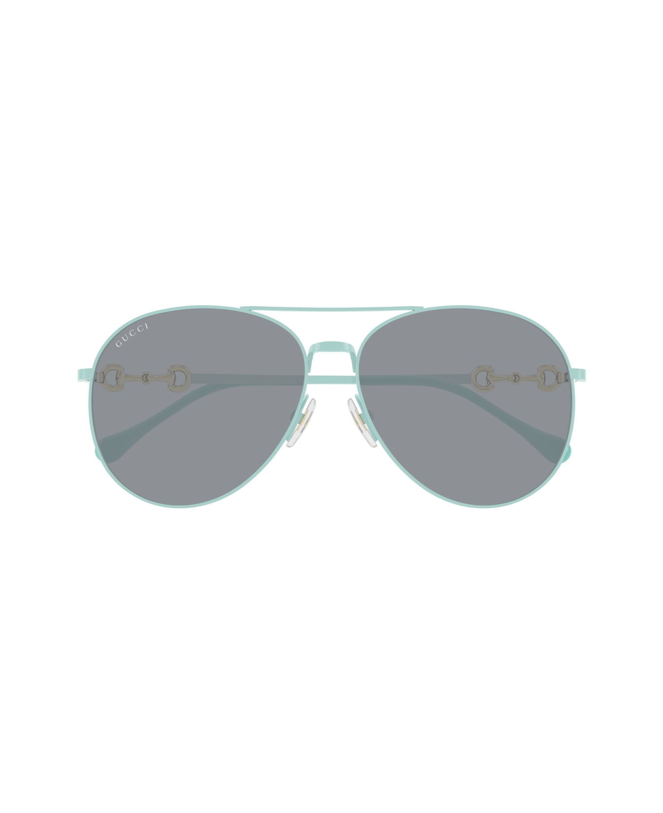 Gucci Eyewear Gucci Gg1698s Linea Horsebit 004 Green Grey Sunglasses - Verde