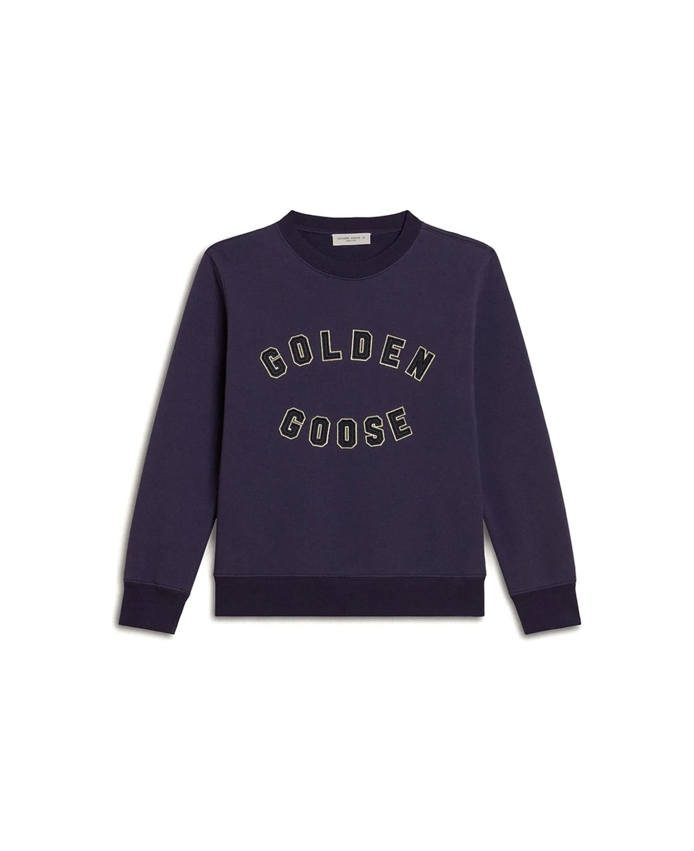 Golden Goose Felpa Con Stampa - Violet