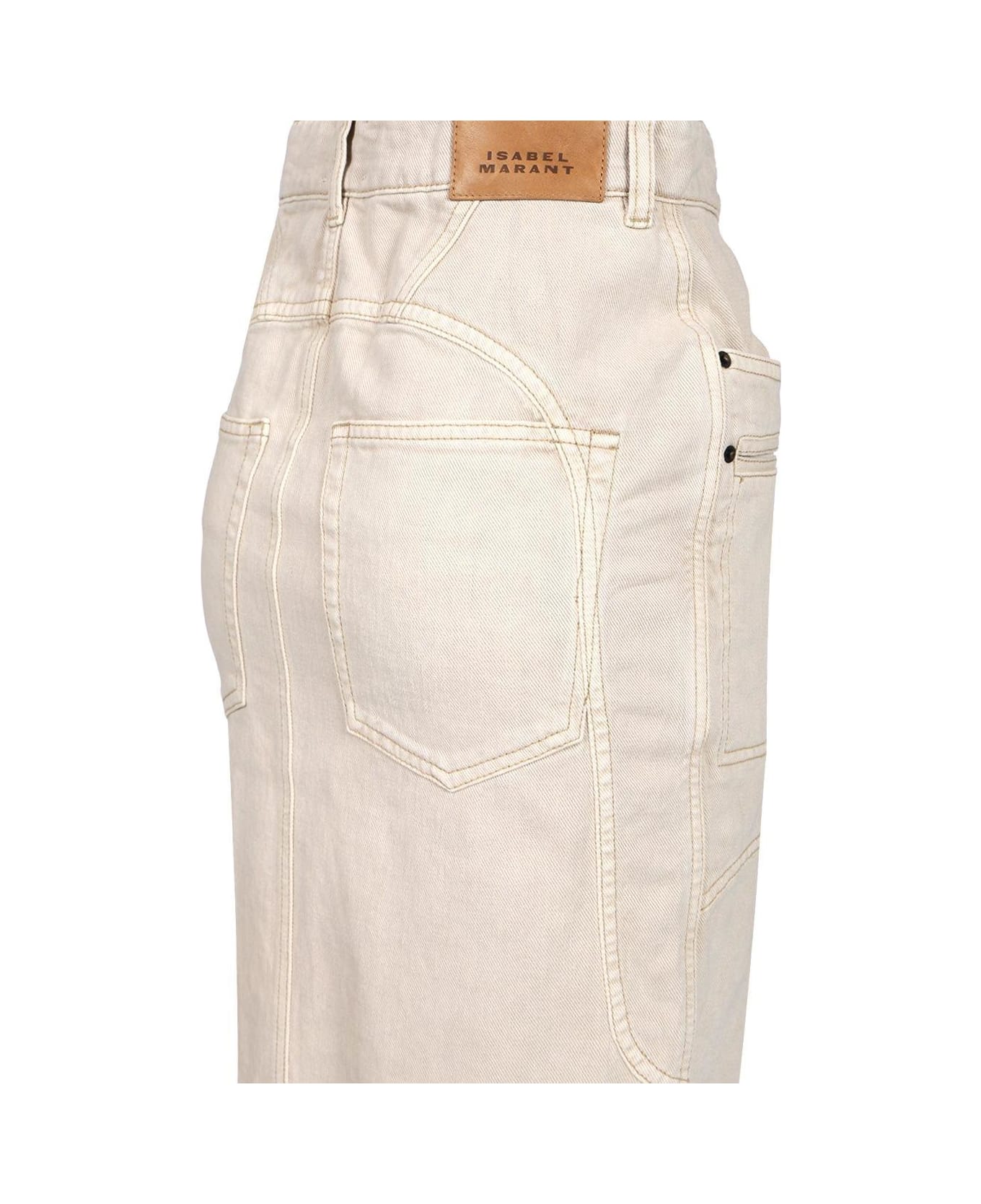 Isabel Marant 
britt
 Midi Skirt - Beige