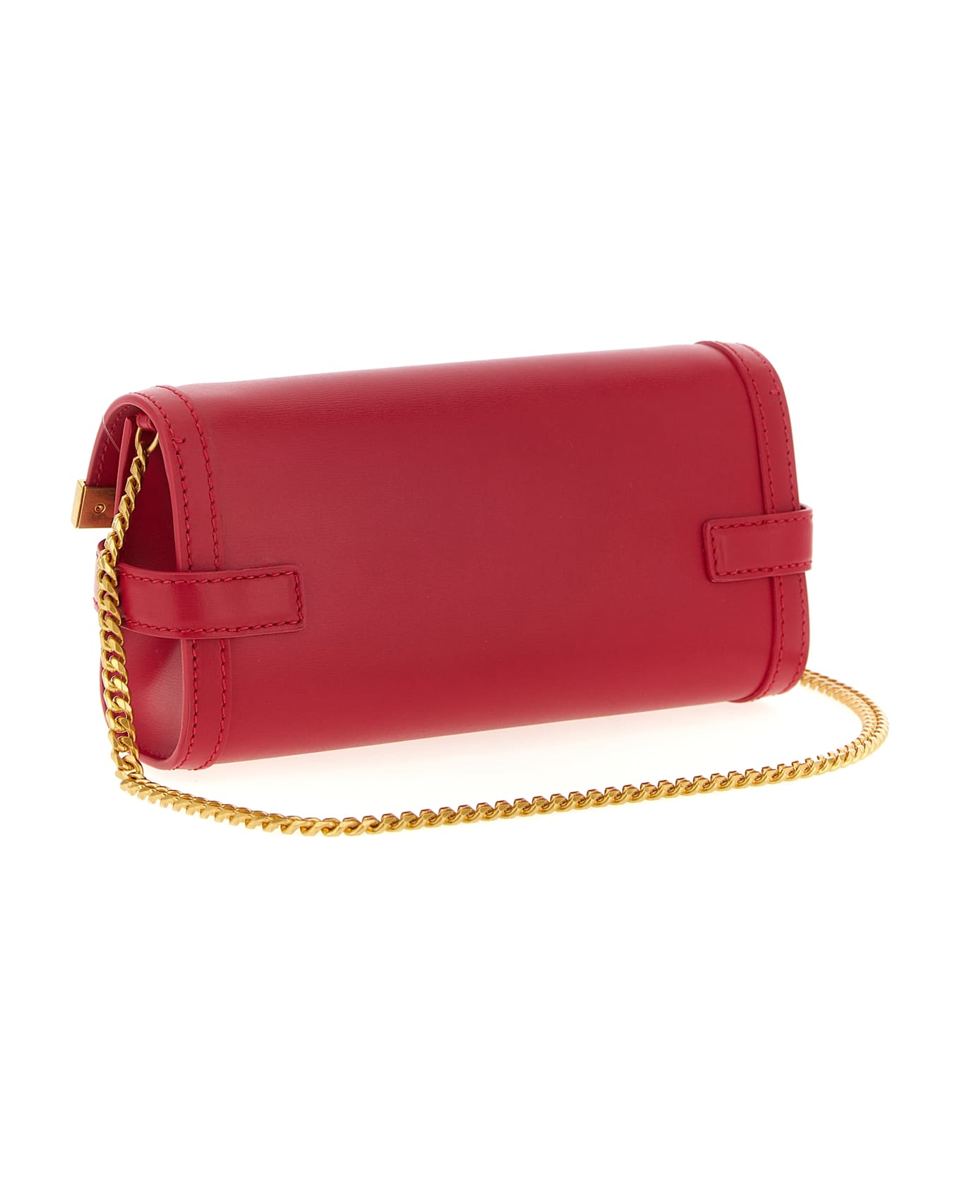 Balmain 'b-buzz 23' Clutch - Fuchsia
