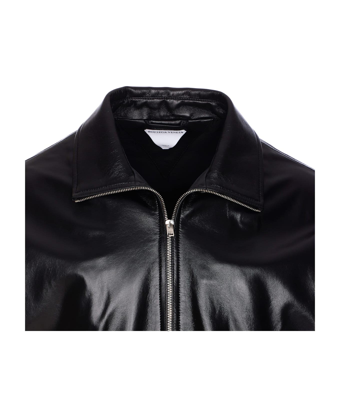 Bottega Veneta Leather Jacket - Black