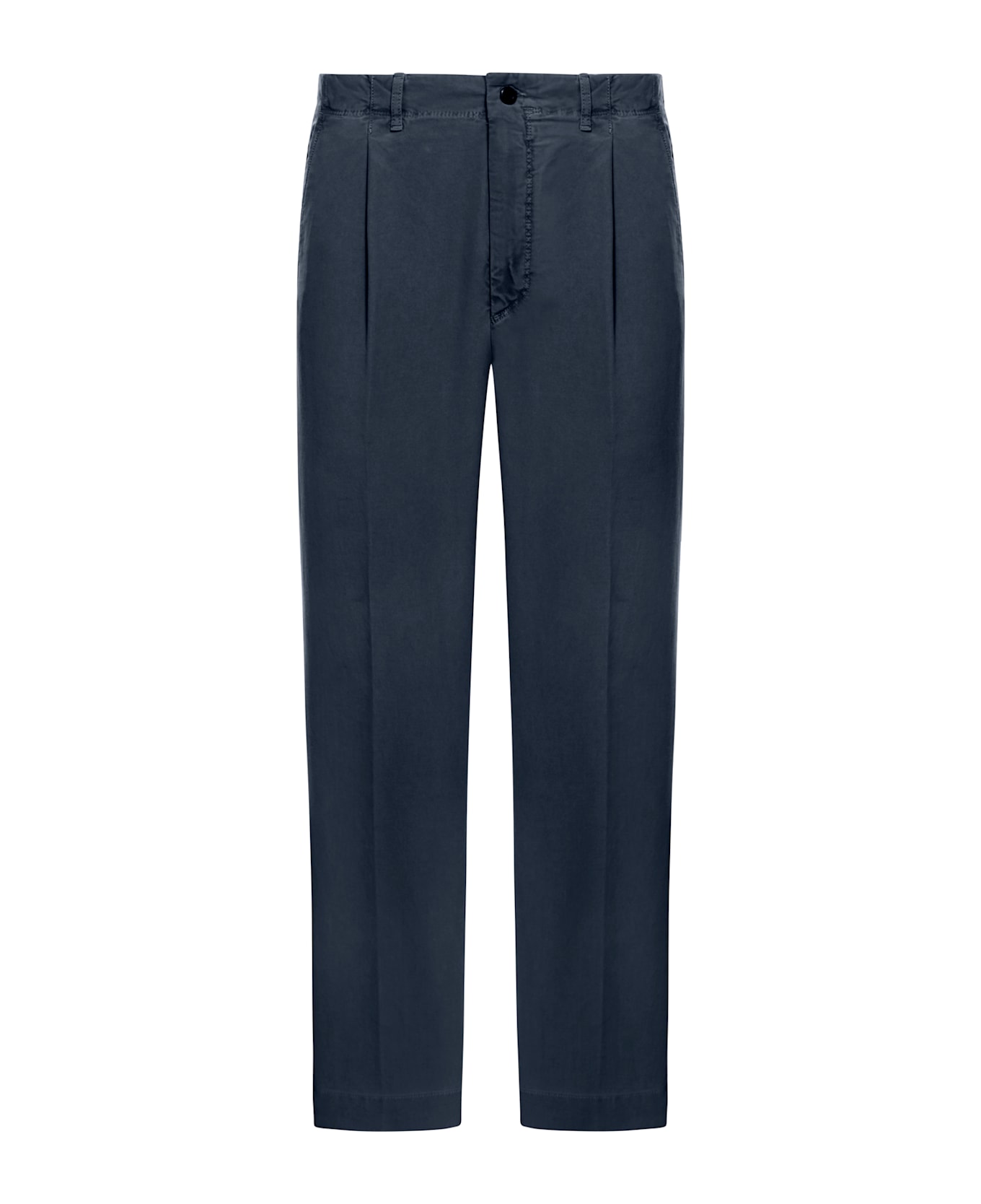 Incotex Straight Leg Trousers - Blue