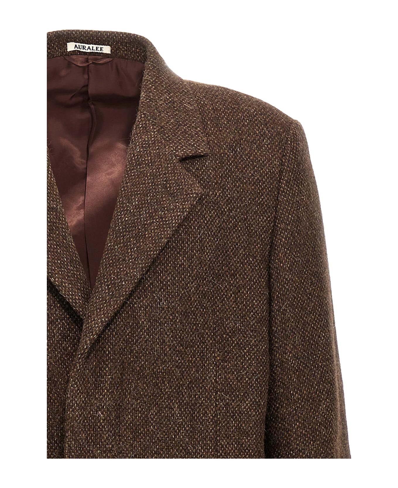 Auralee 'chesterfield' Coat - Brown