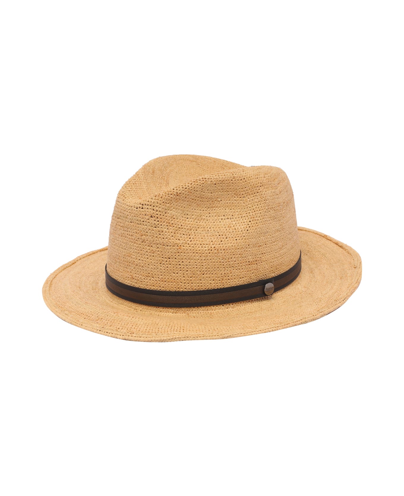 Borsalino Wide Brim Hat - BEIGE
