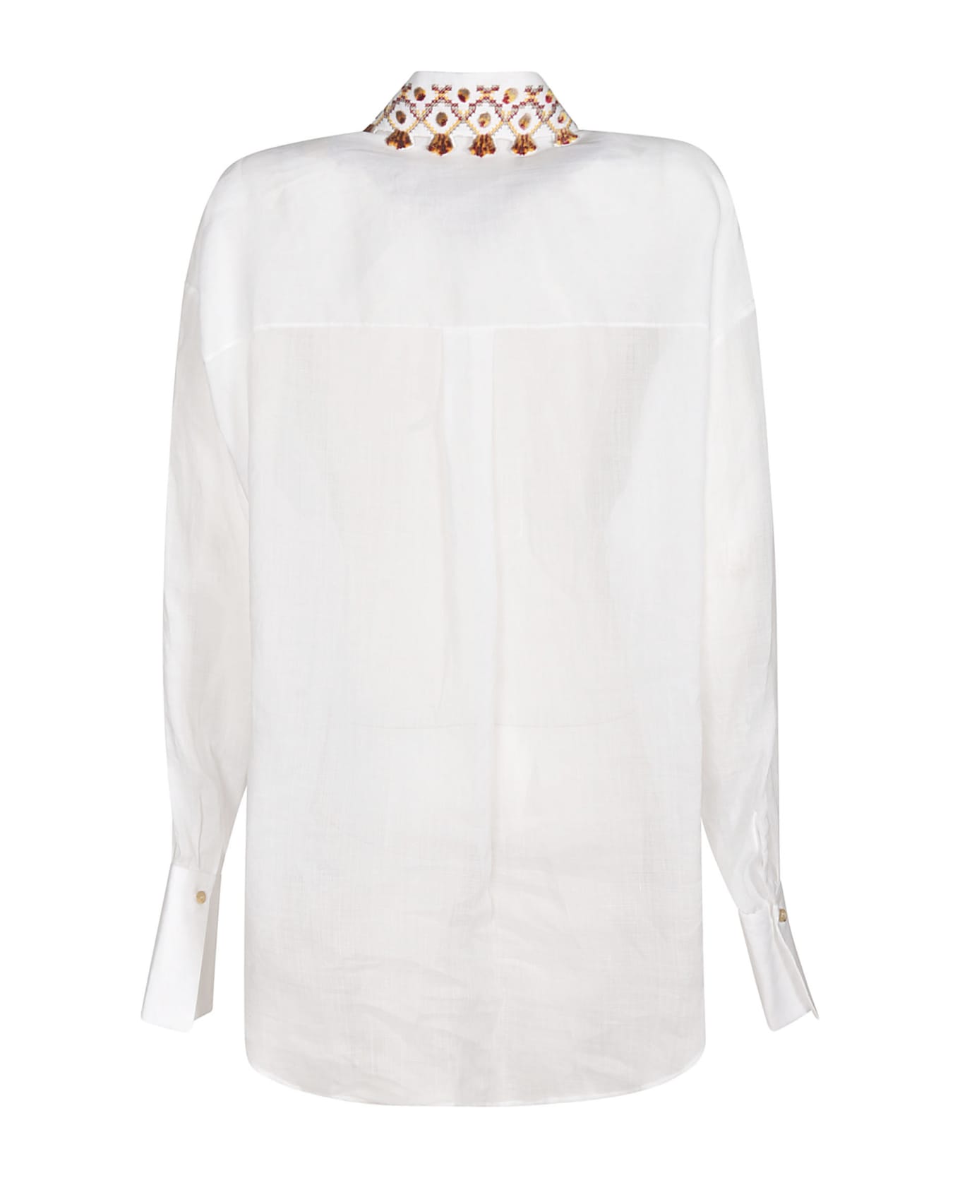 Ermanno Scervino Buttoned Long-sleeved Shirt - cream