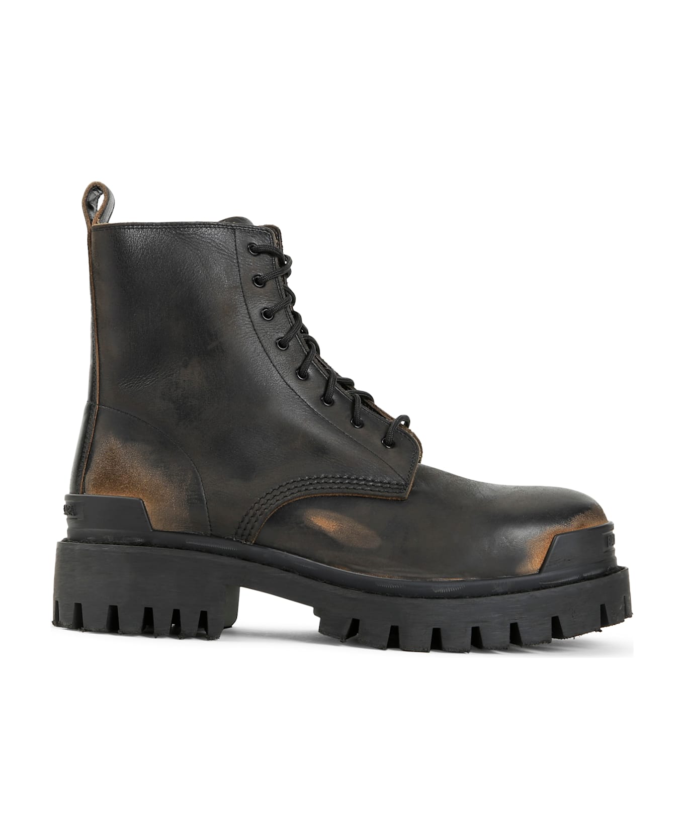 Balenciaga Strike L20 Boots - Black Brown