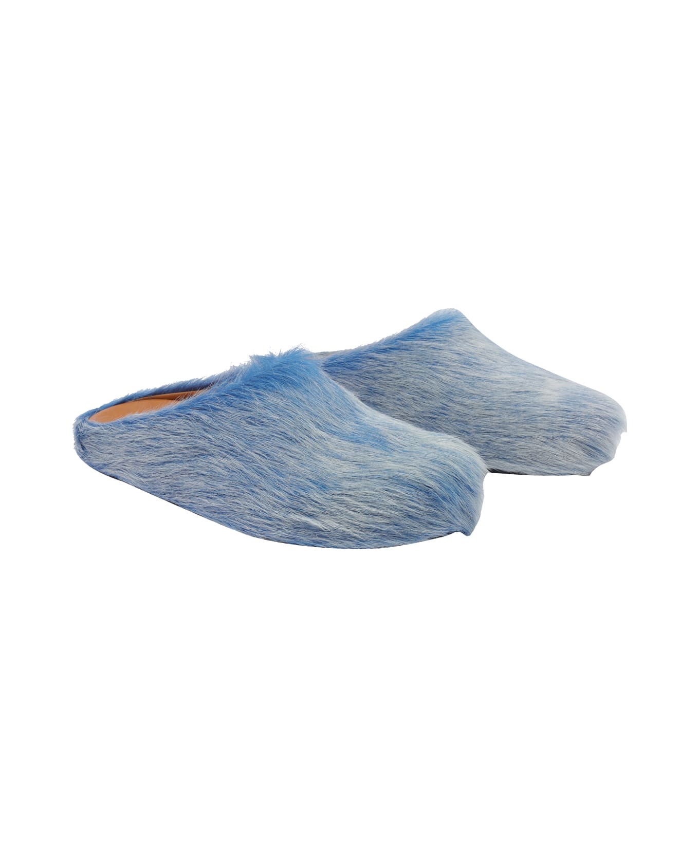 Marni Long Hair Fussbett Sabot - BLUE