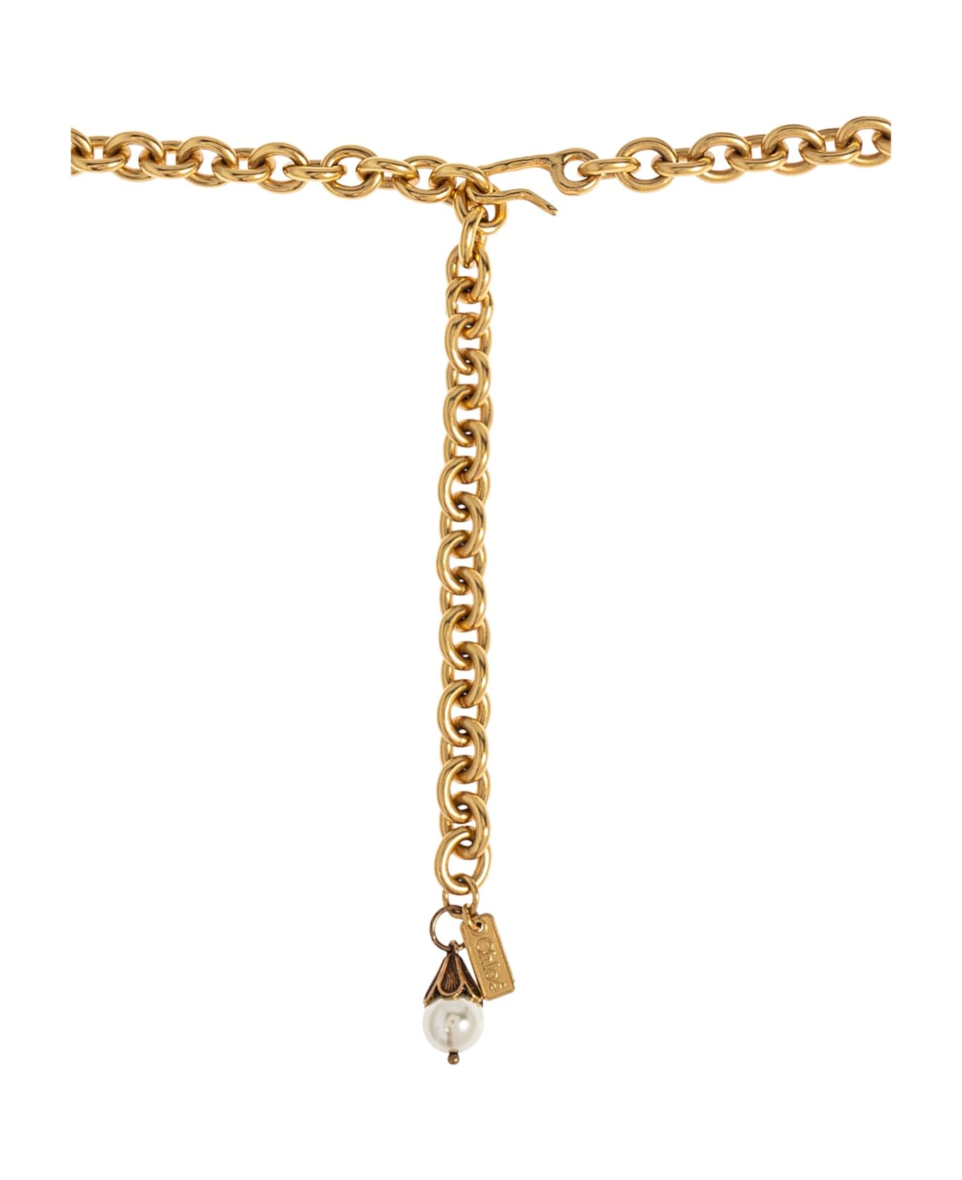 Chloé Brass Belt With Pendants - GOLD