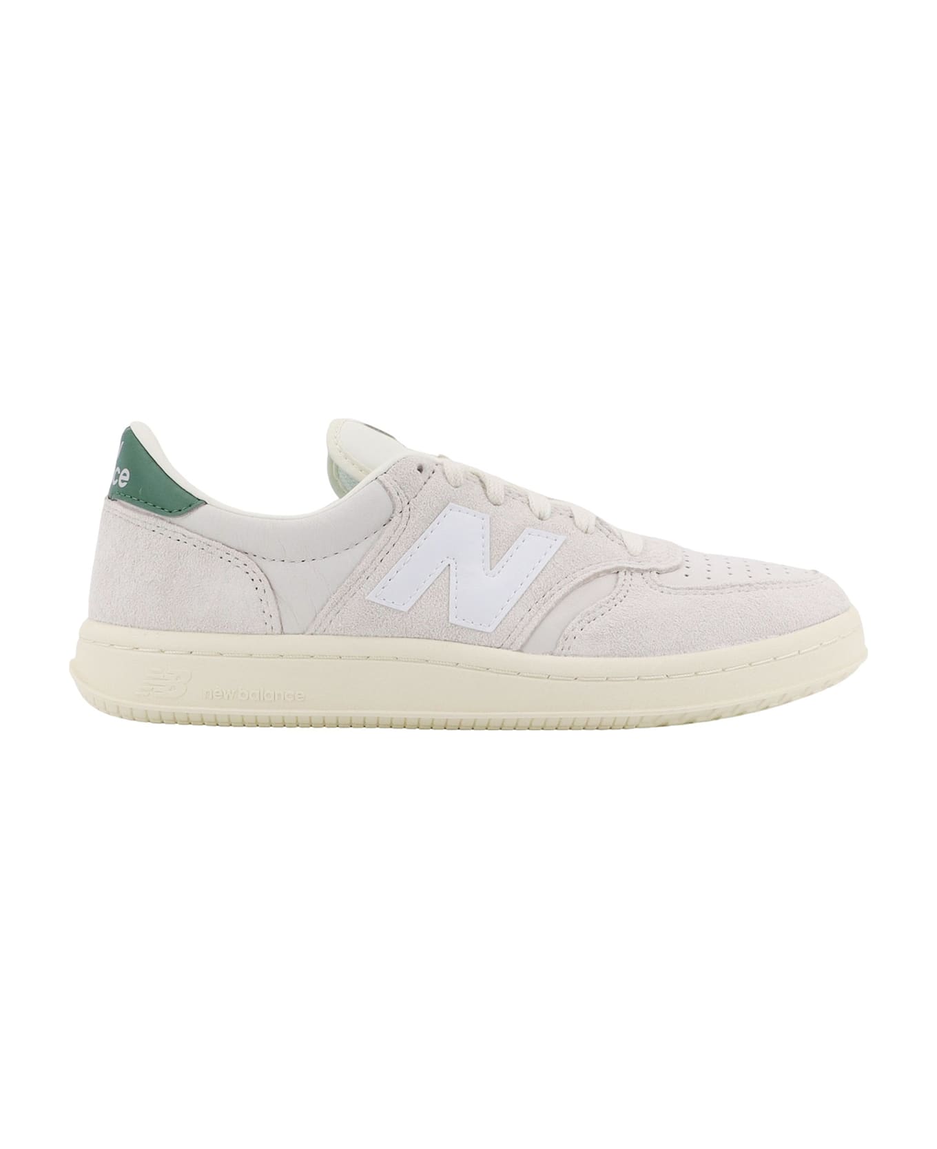 New Balance Suede And Leather Sneakers - Beige