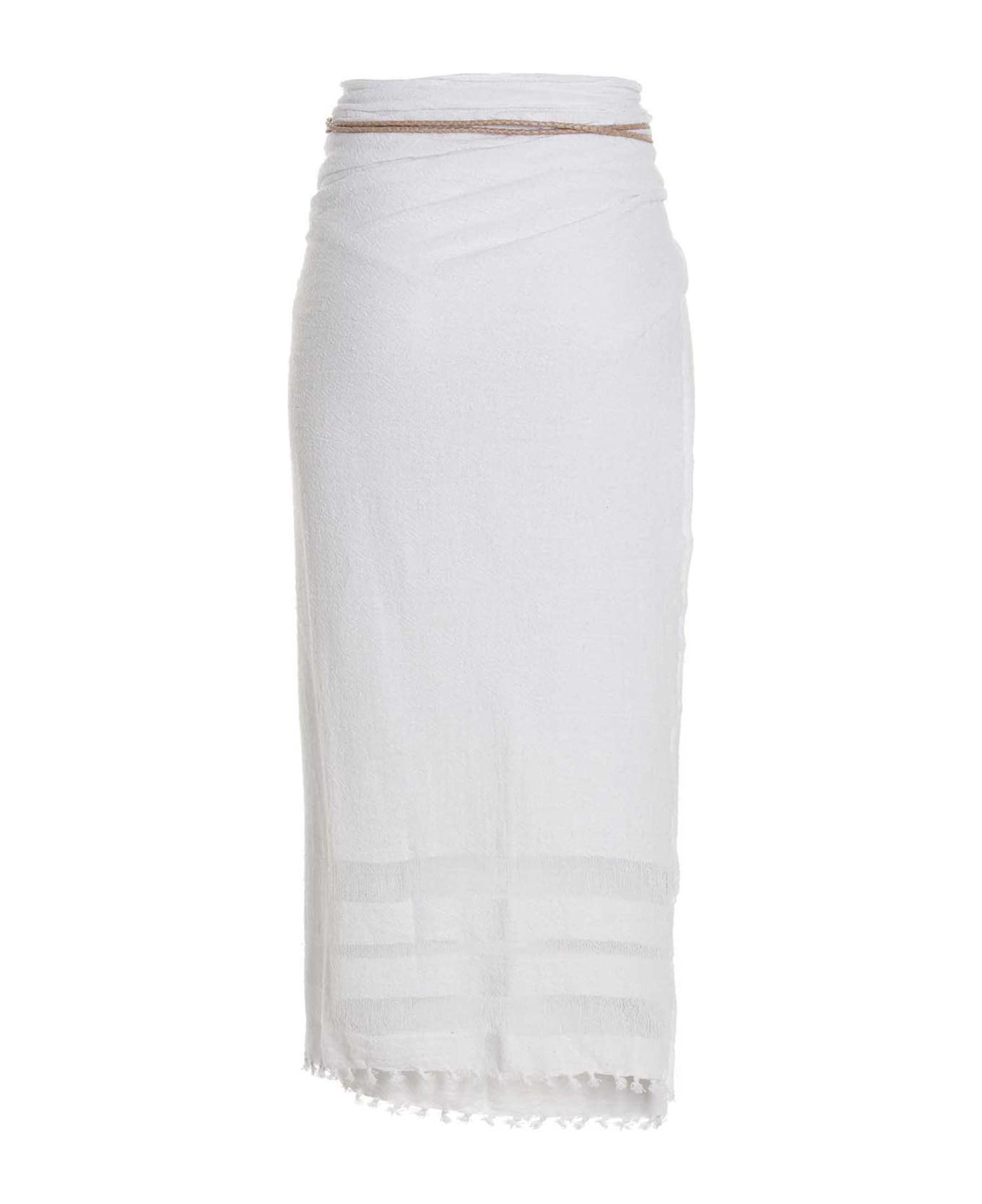 Caravana 'pareo' Skirt - White