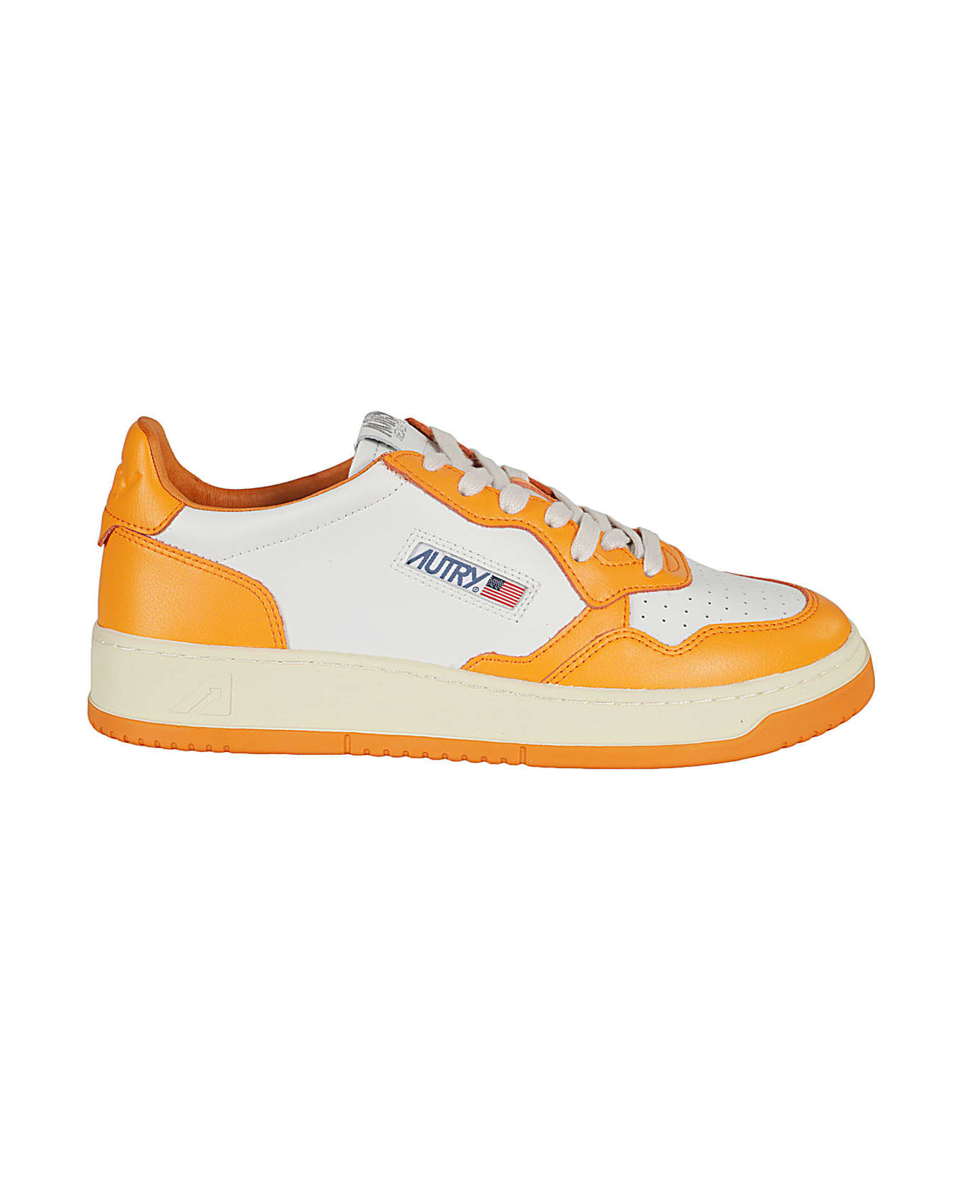 Autry Medalist Low Man - Wht Orange