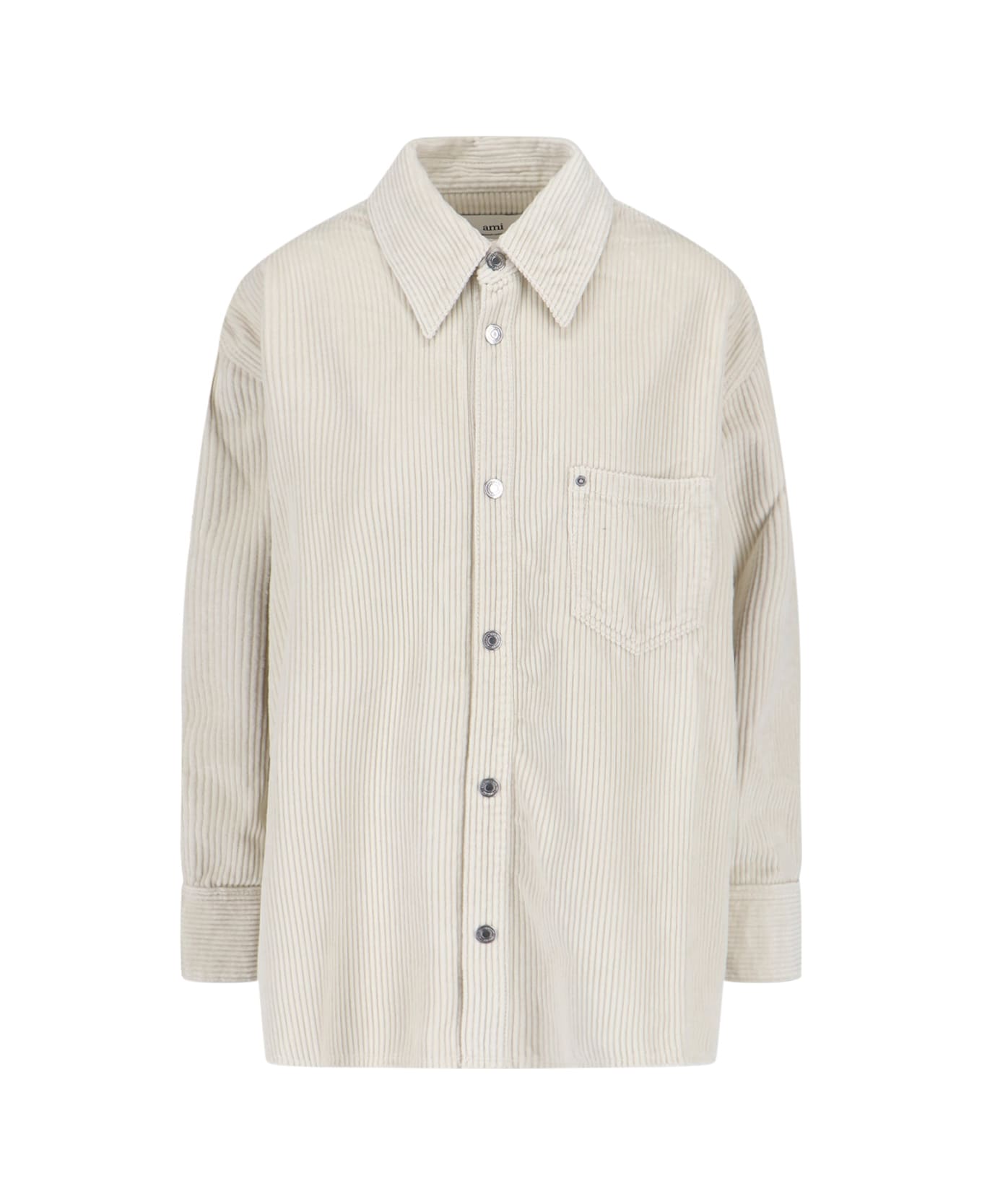 Ami Alexandre Mattiussi Corduroy Shirt - White