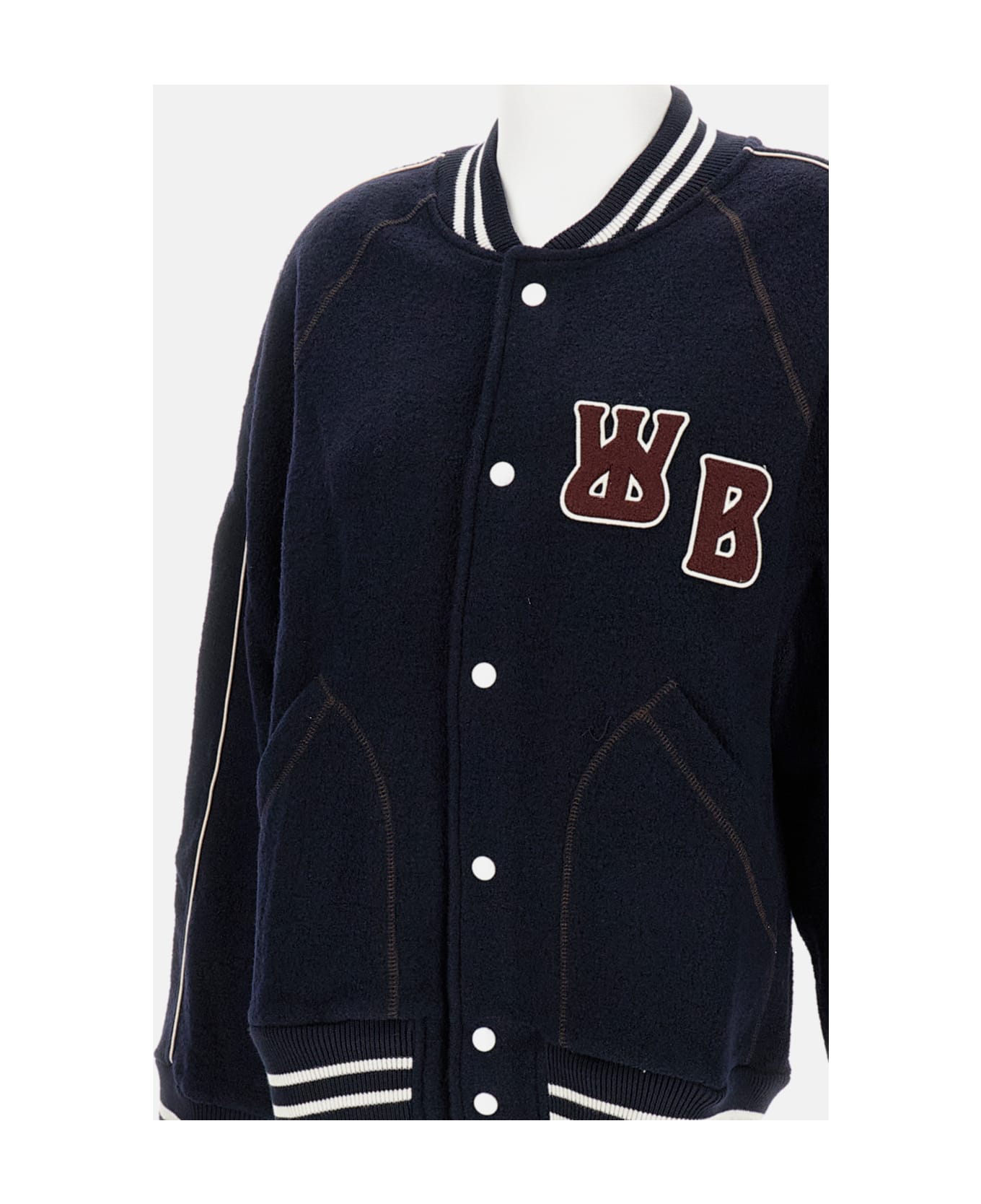 Wales Bonner 'october' Trousers - Blue